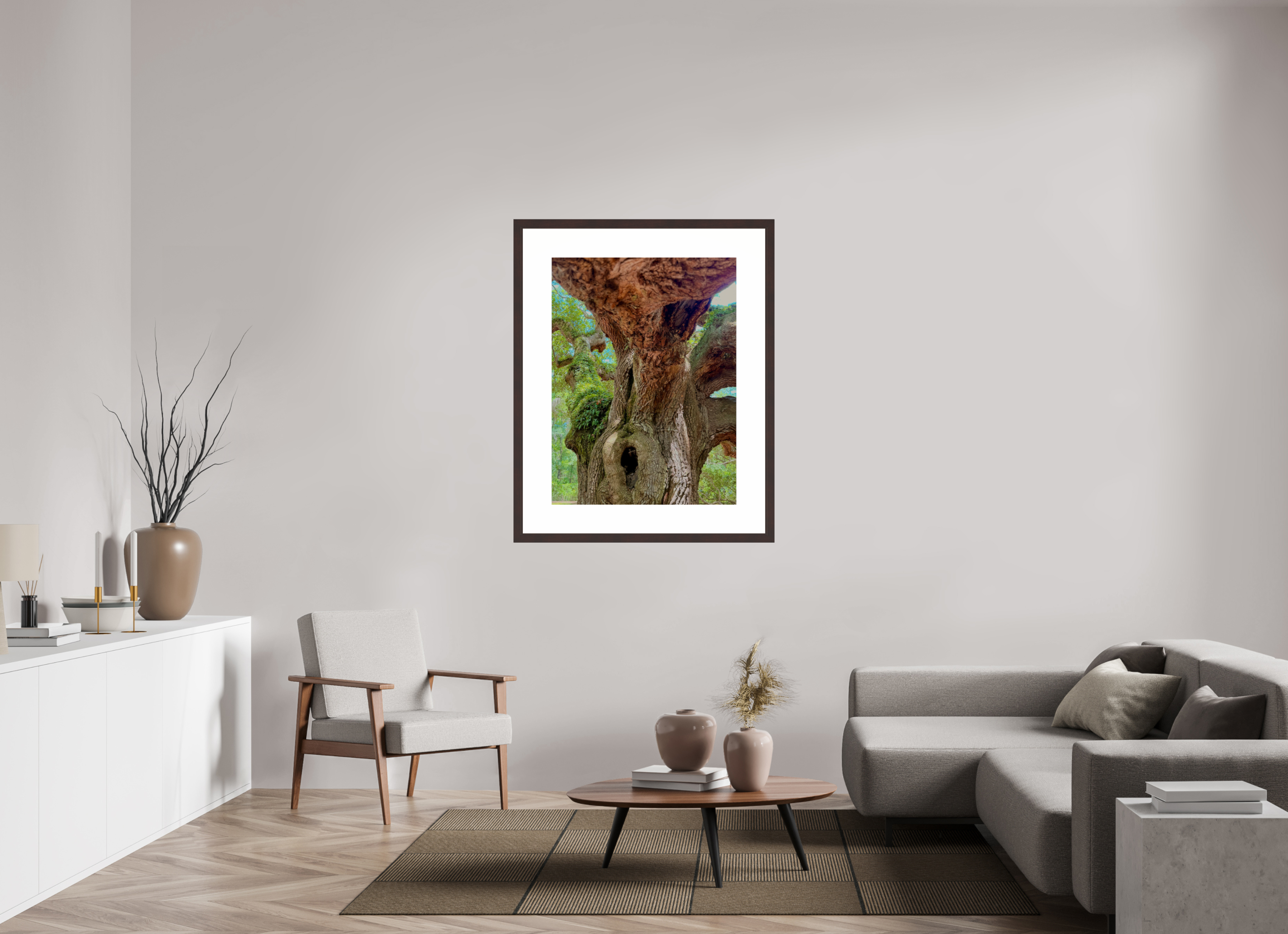 30 x 40″, Framed, Alder Brown, Color Print Angel Oak