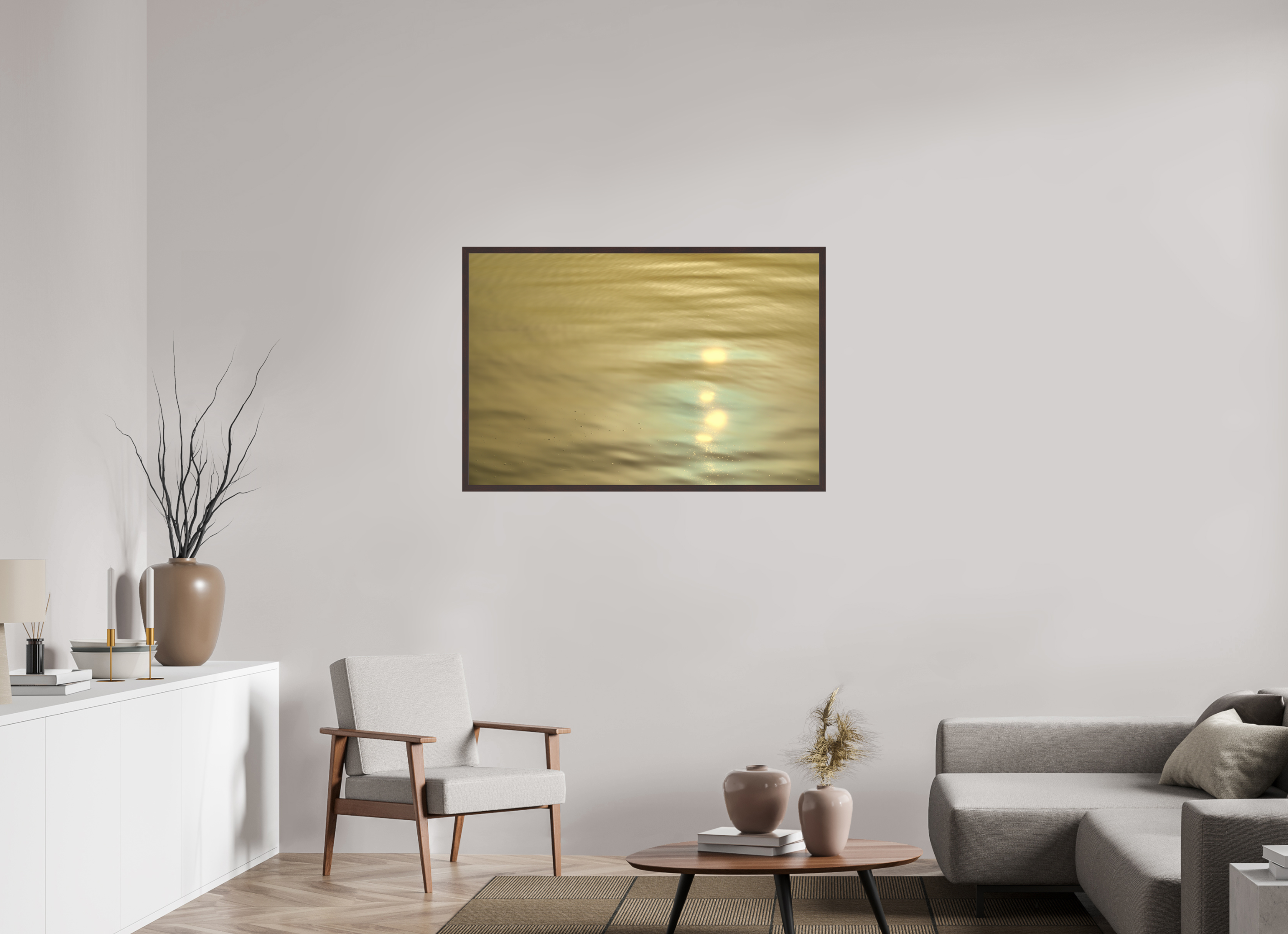 45 x 30″, ArtBox On Aluminum Dibond Sunrise Reflection