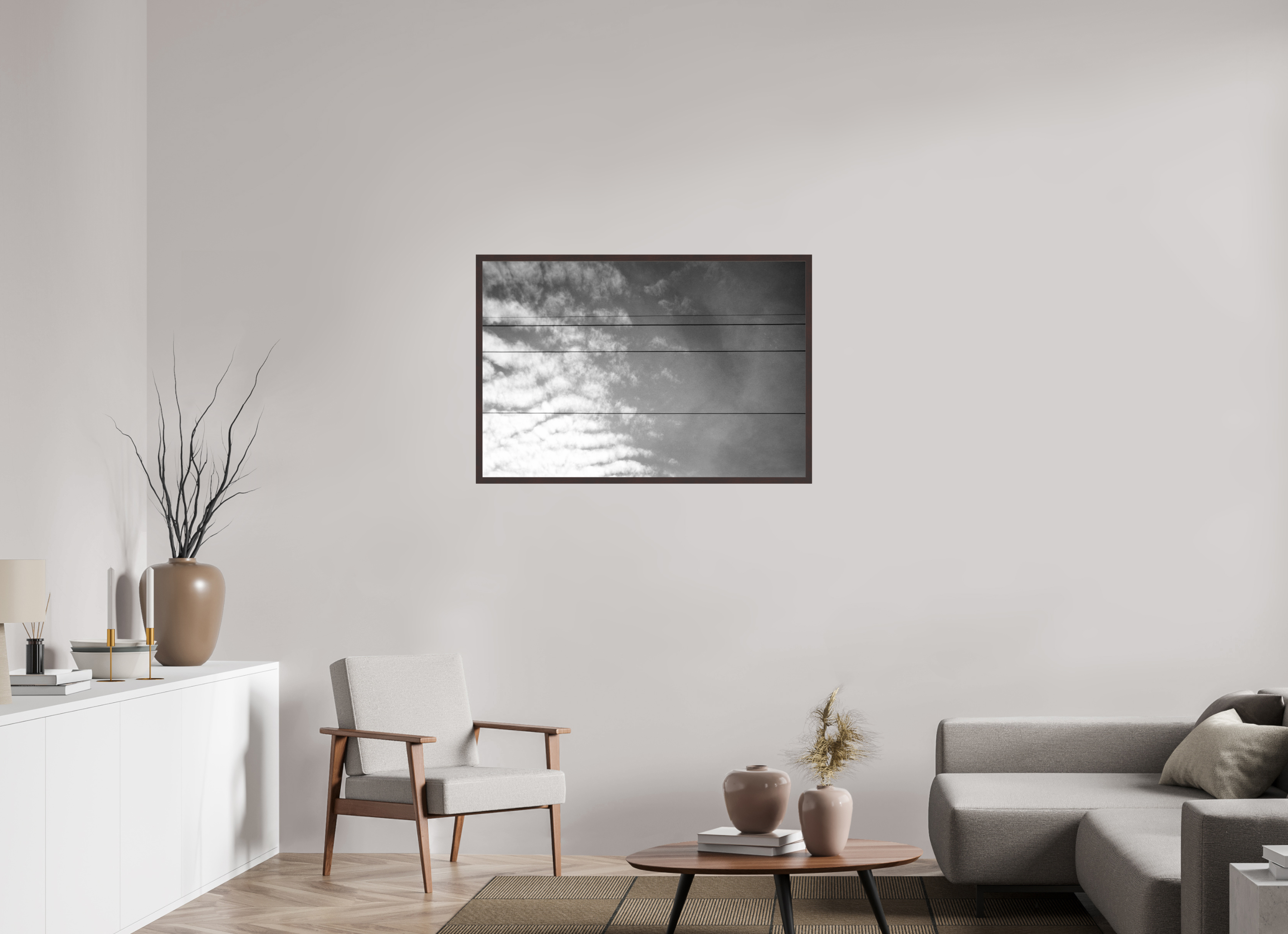 41.5 x 28″, ArtBox On Aluminum Dibond Lines