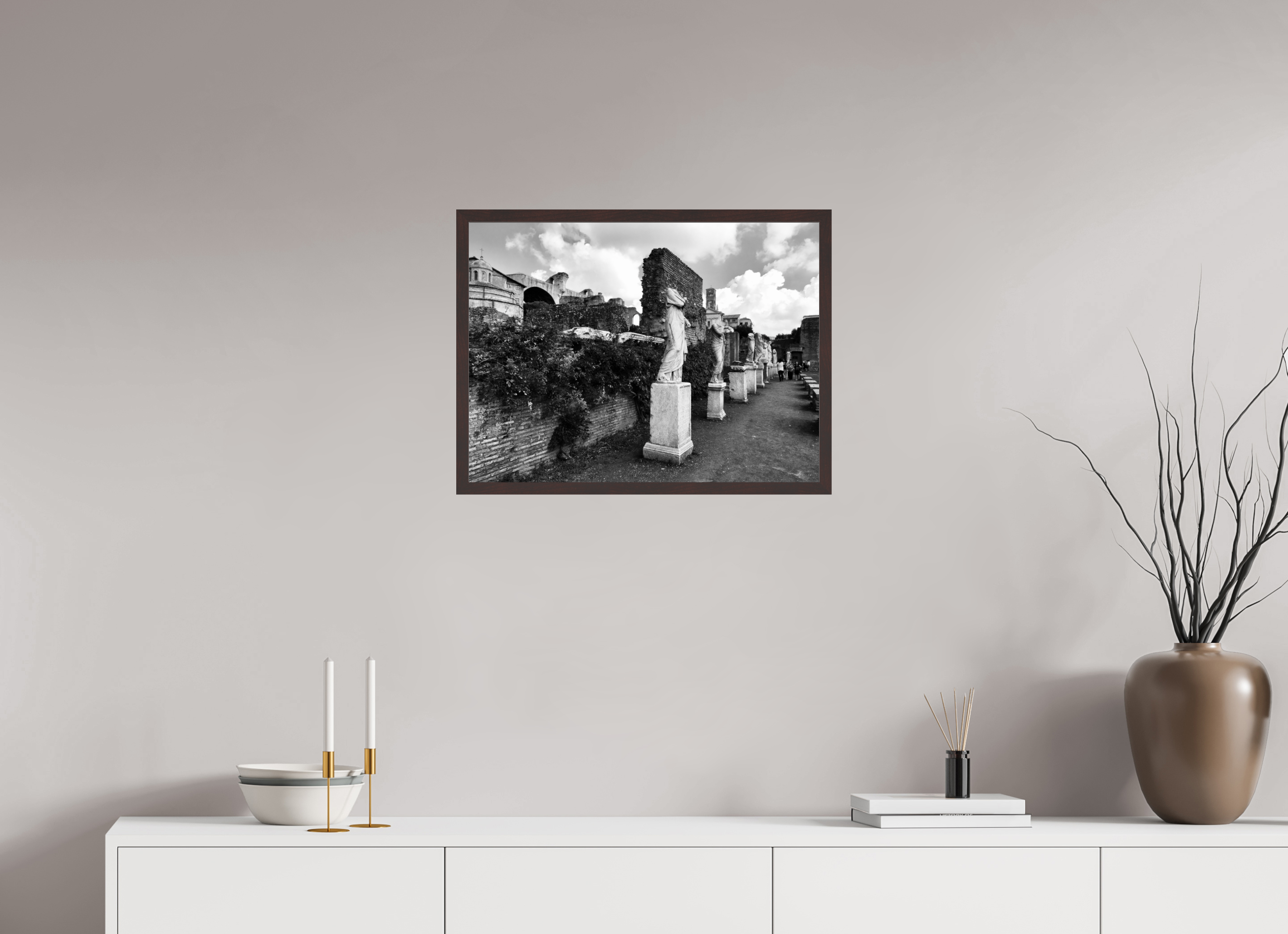 24 x 18″, ArtBox On Aluminum Dibond Forum Ruins