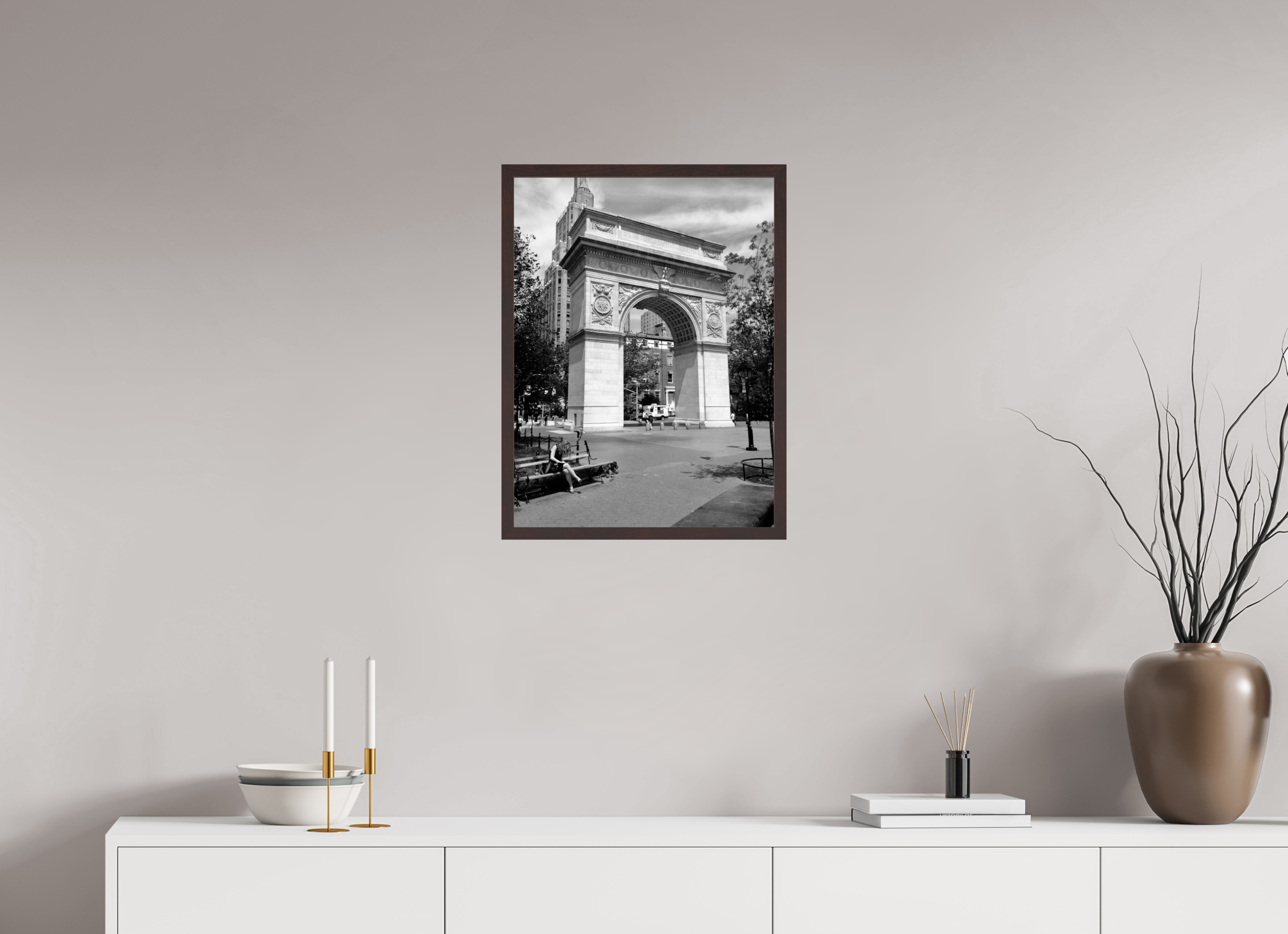 18 x 24″, ArtBox On Aluminum Dibond Washington Park Arch