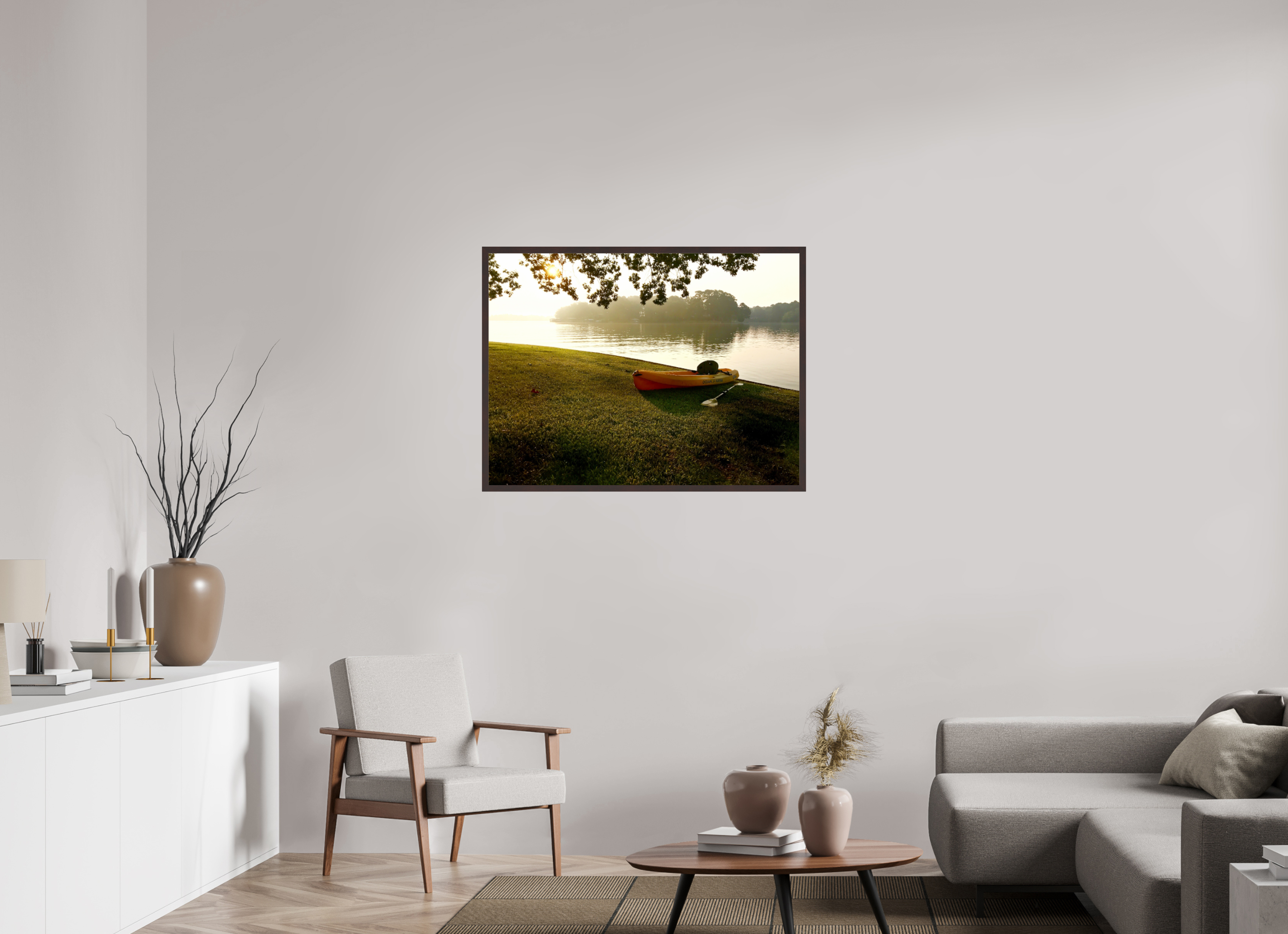 40 x 30″, ArtBox On Aluminum Dibond Kayak