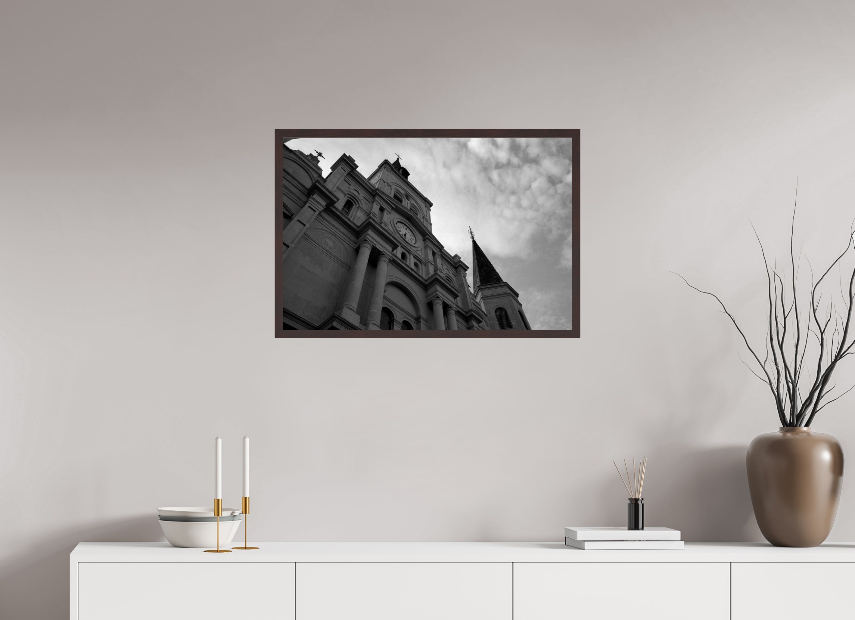 29.7 x 20″, ArtBox On Aluminum Dibond St. Louis Cathedral