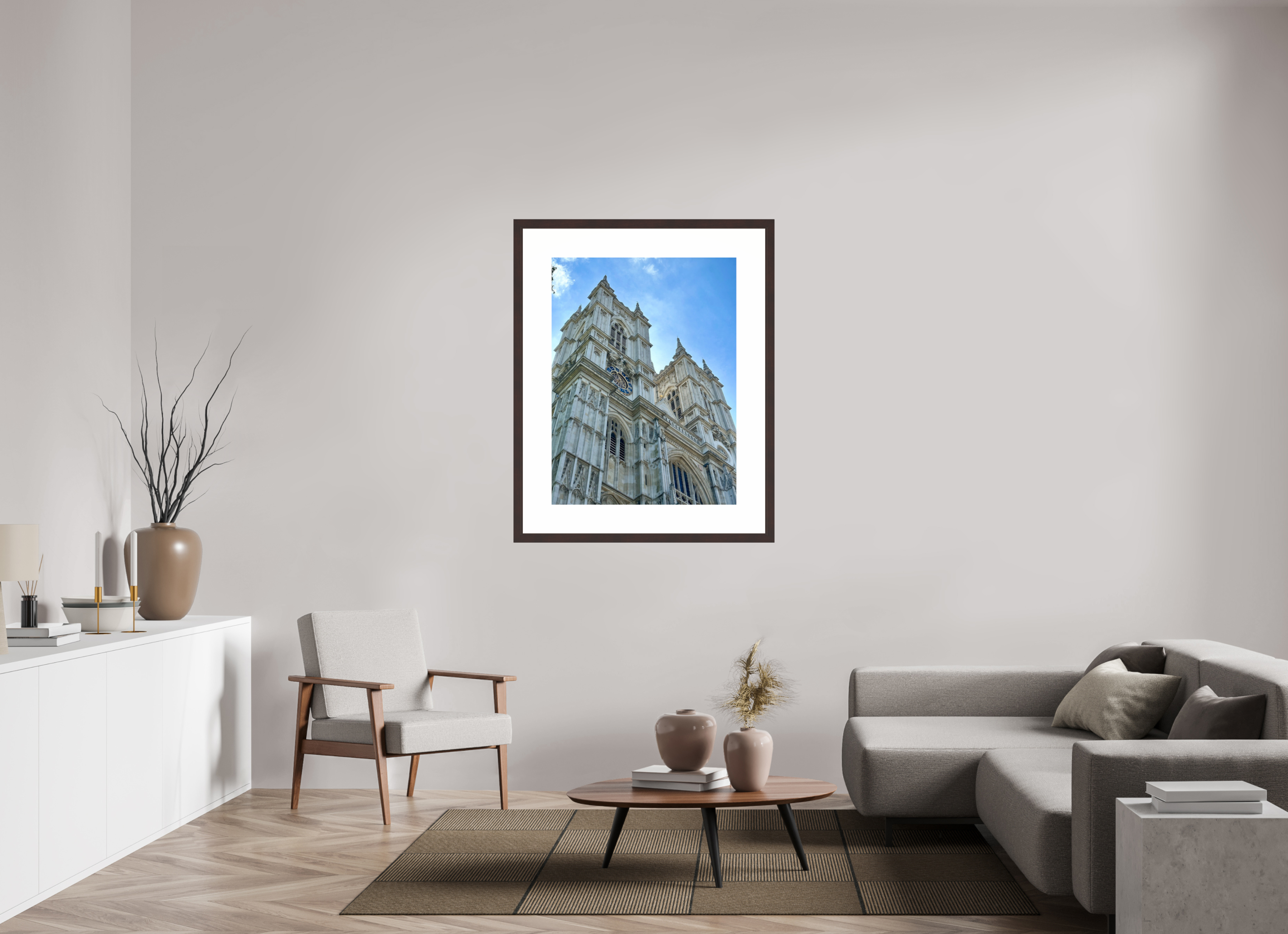 30 x 40″, Framed, Alder Brown, Color Print Westminster Abbey