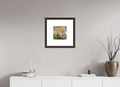 10 x 10″, Framed, Alder Brown, Color Print Alligators