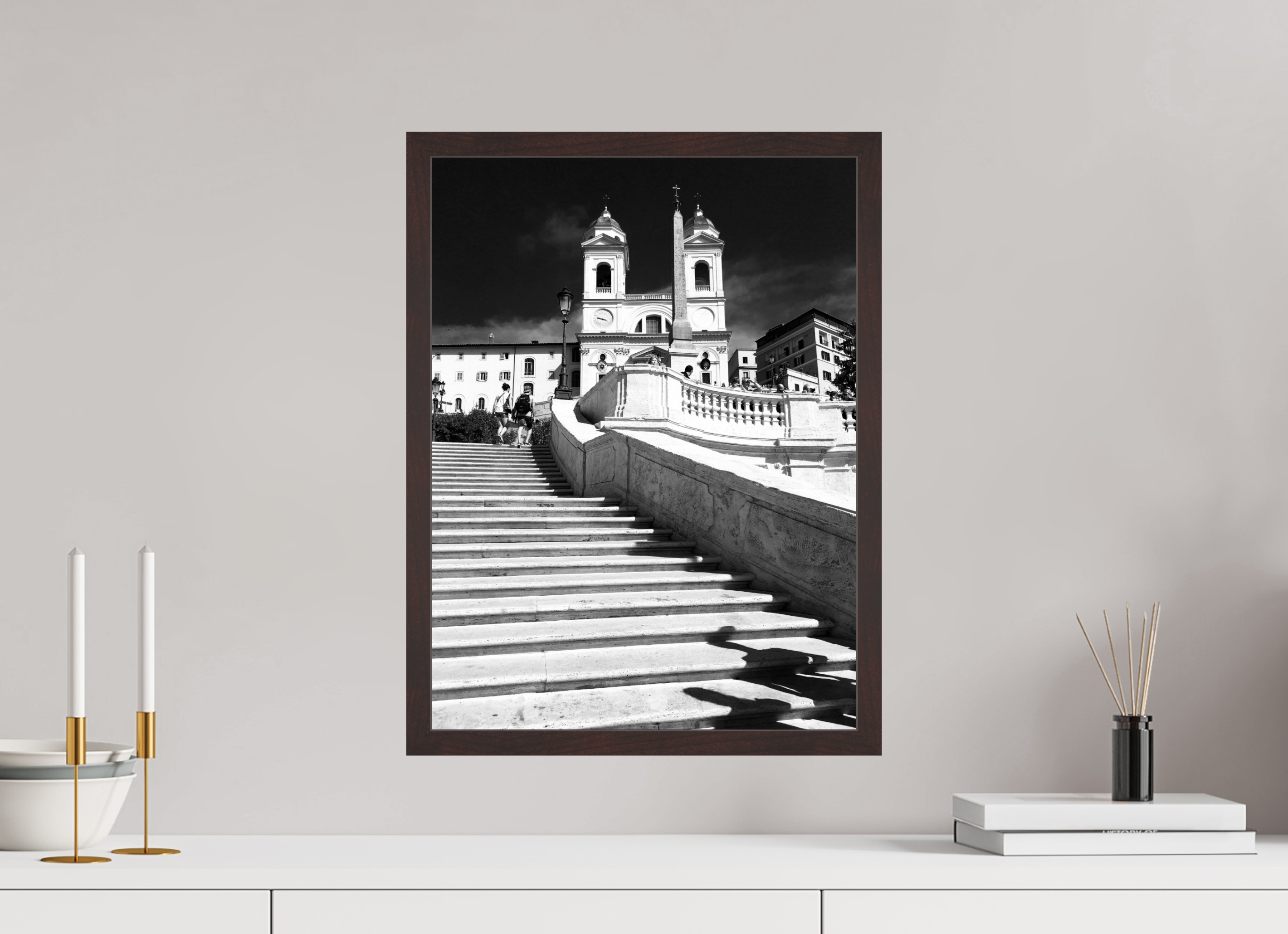 15 x 20″, ArtBox On Aluminum Dibond The Spanish Steps