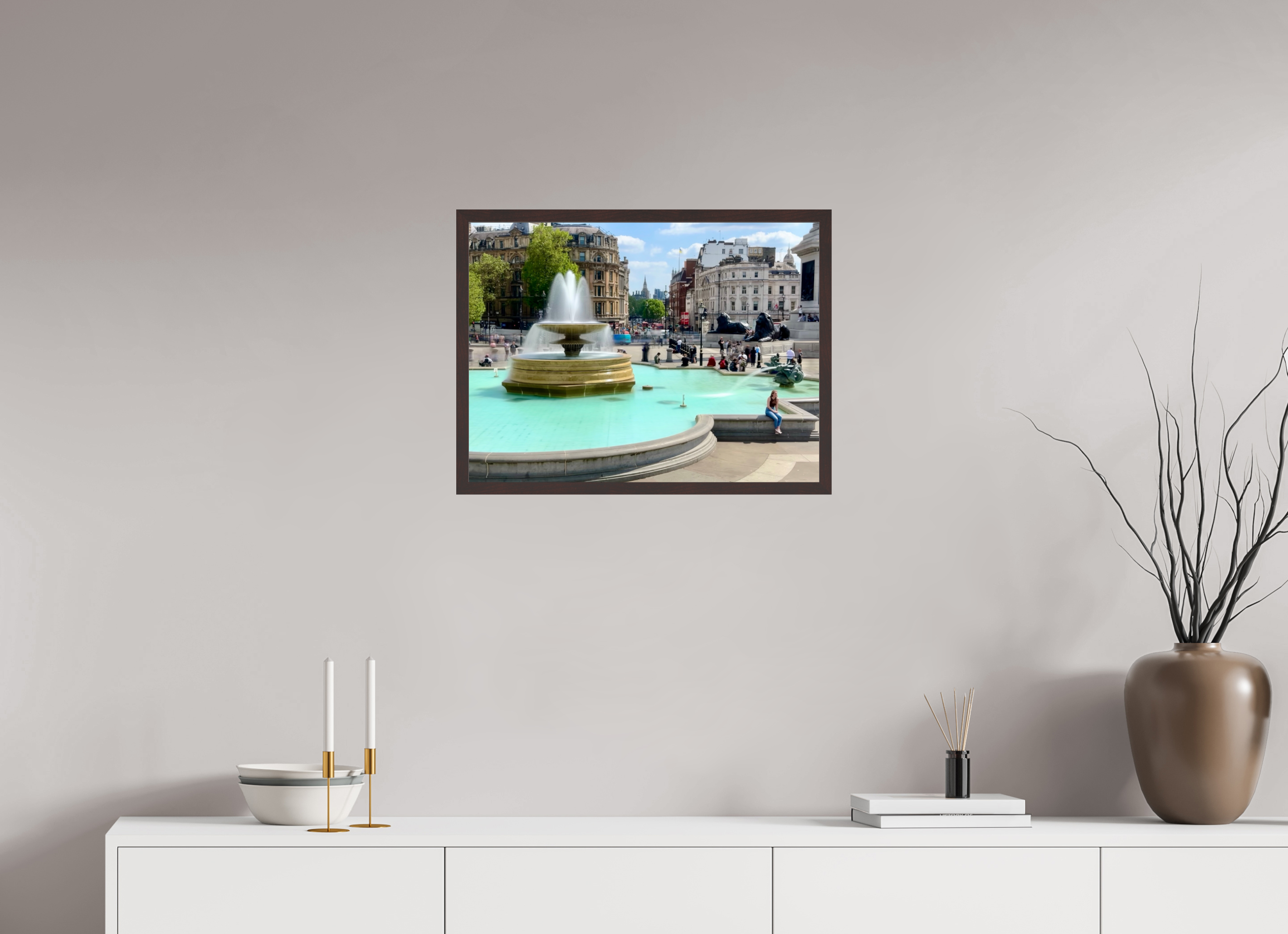 24 x 18″, ArtBox On Aluminum Dibond Trafalgar Square, View 2