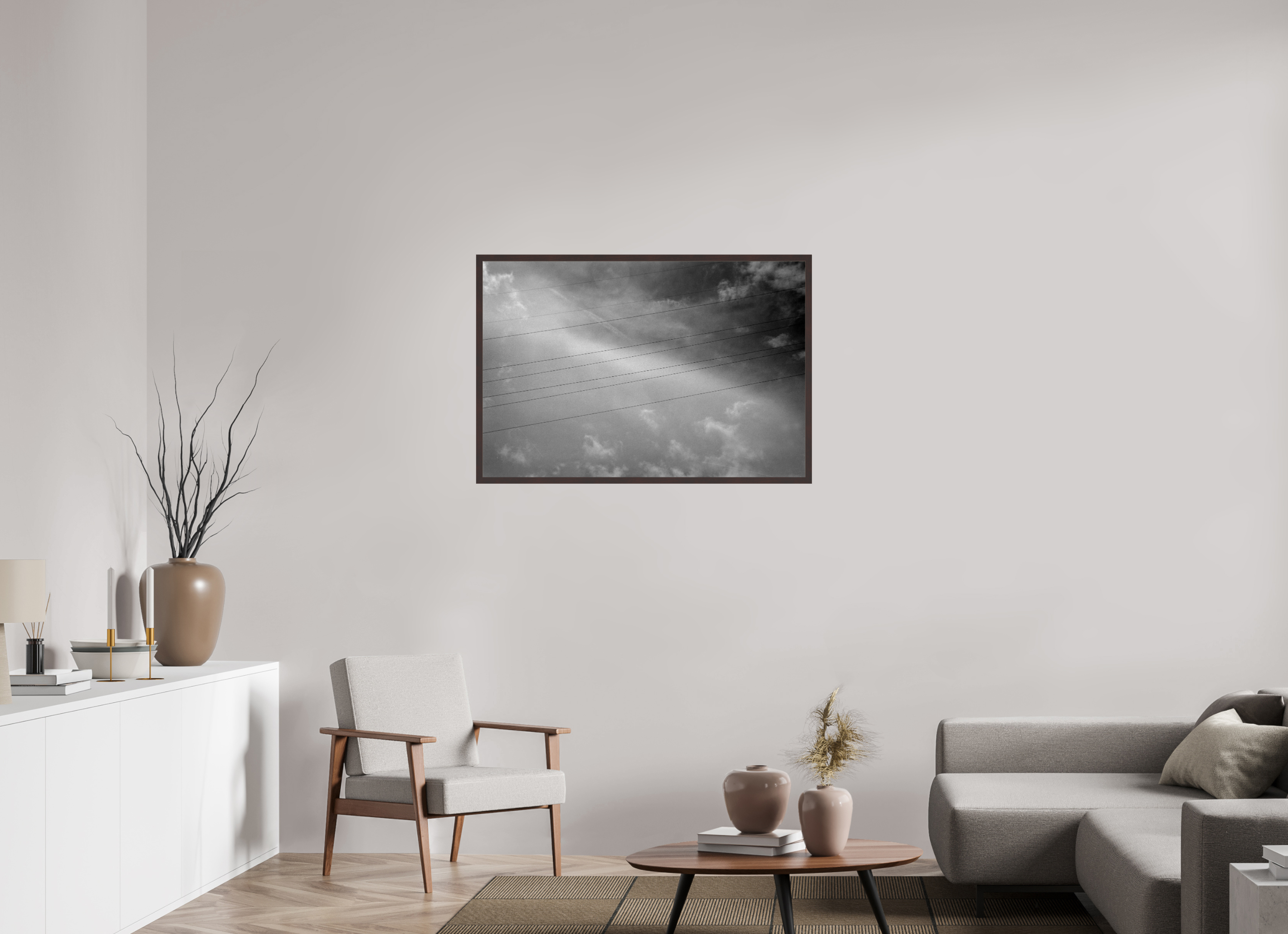 41.5 x 28″, ArtBox On Aluminum Dibond Lines