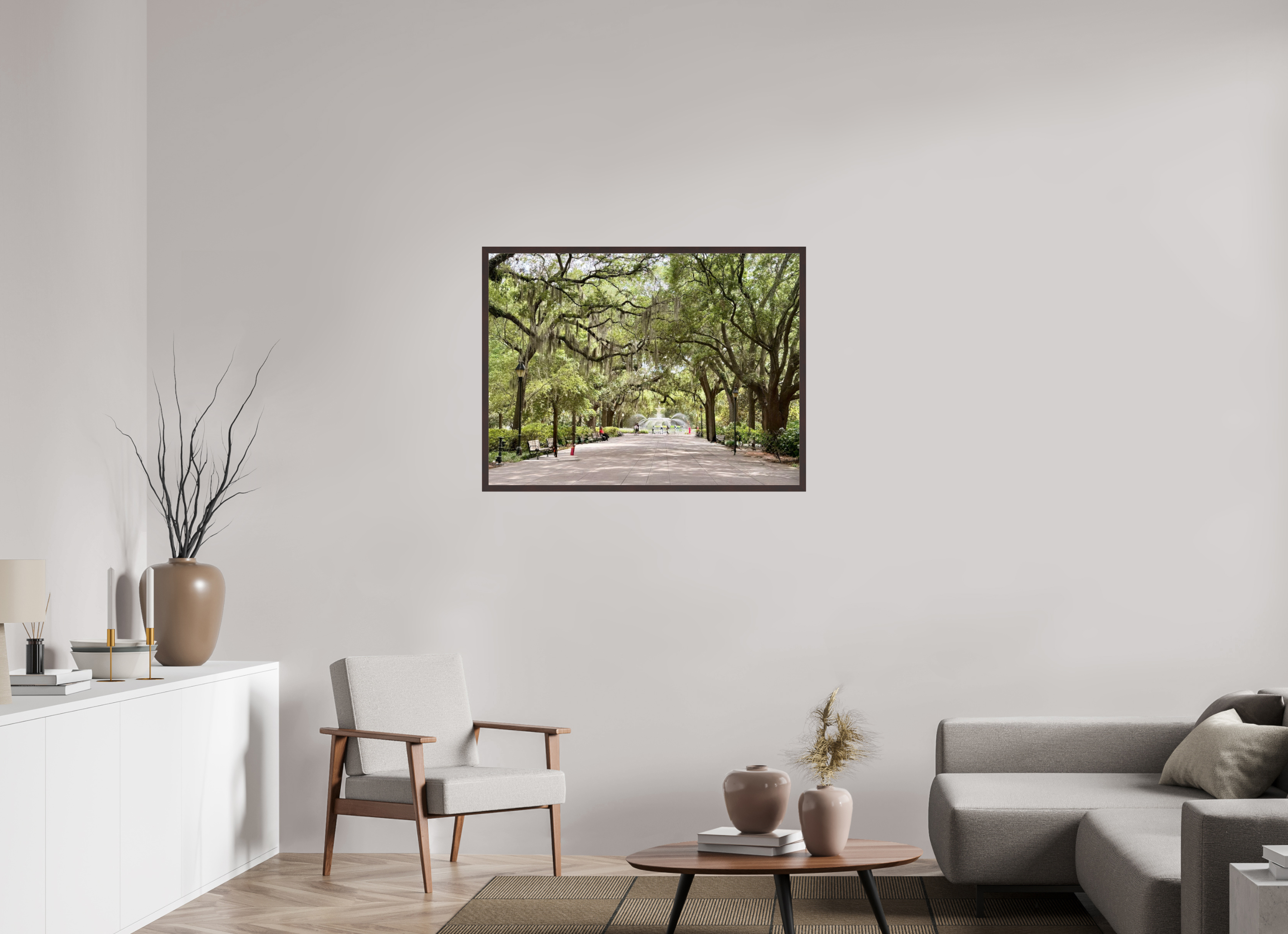 40 x 30″, ArtBox On Aluminum Dibond Forsyth Park