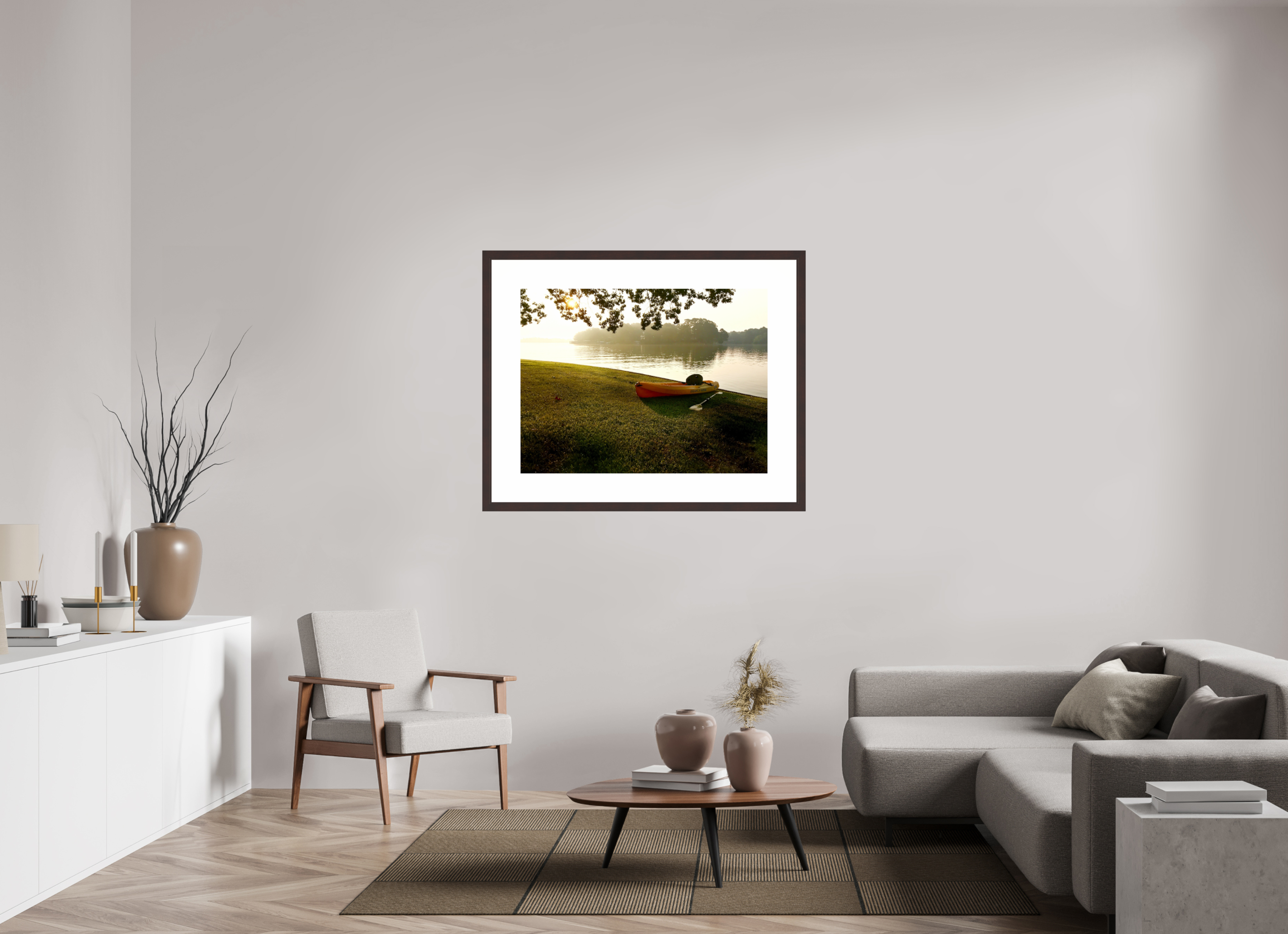 40 x 30″, Framed, Alder Brown, Color Print Kayak