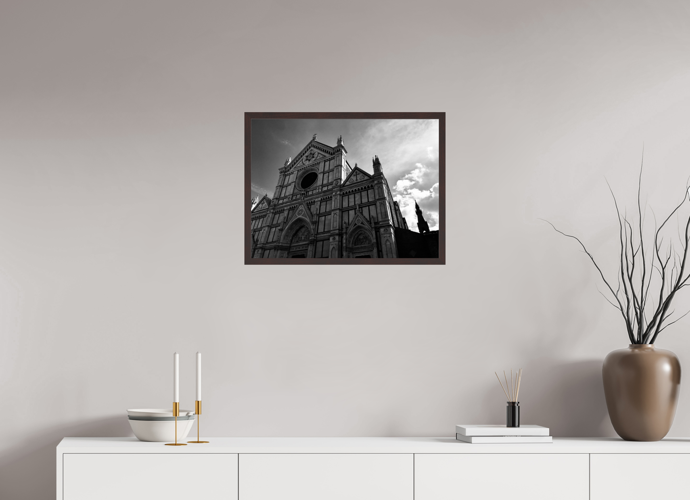 24 x 18″, ArtBox On Aluminum Dibond Santa Croce