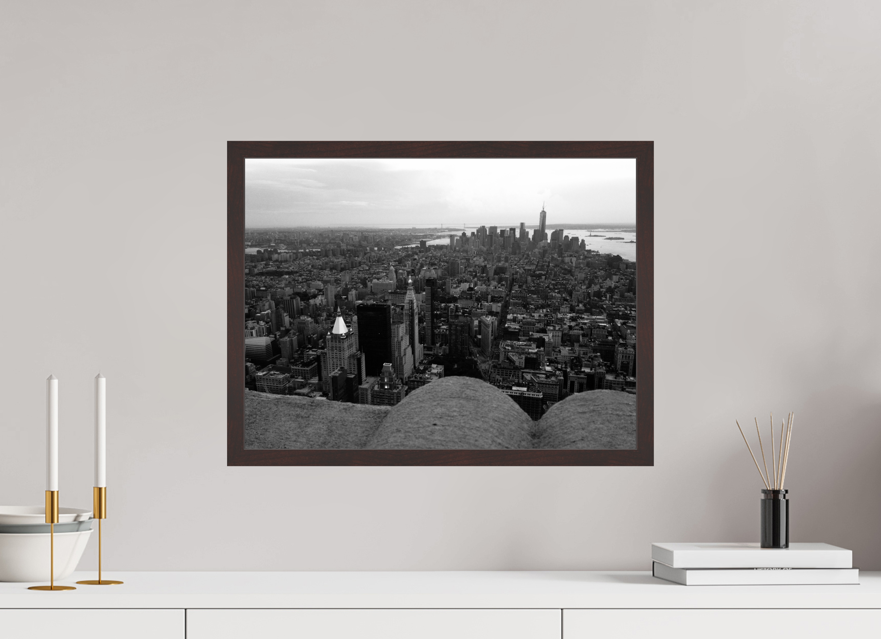 20 x 15″, ArtBox On Aluminum Dibond View of Manhattan from the Empire State