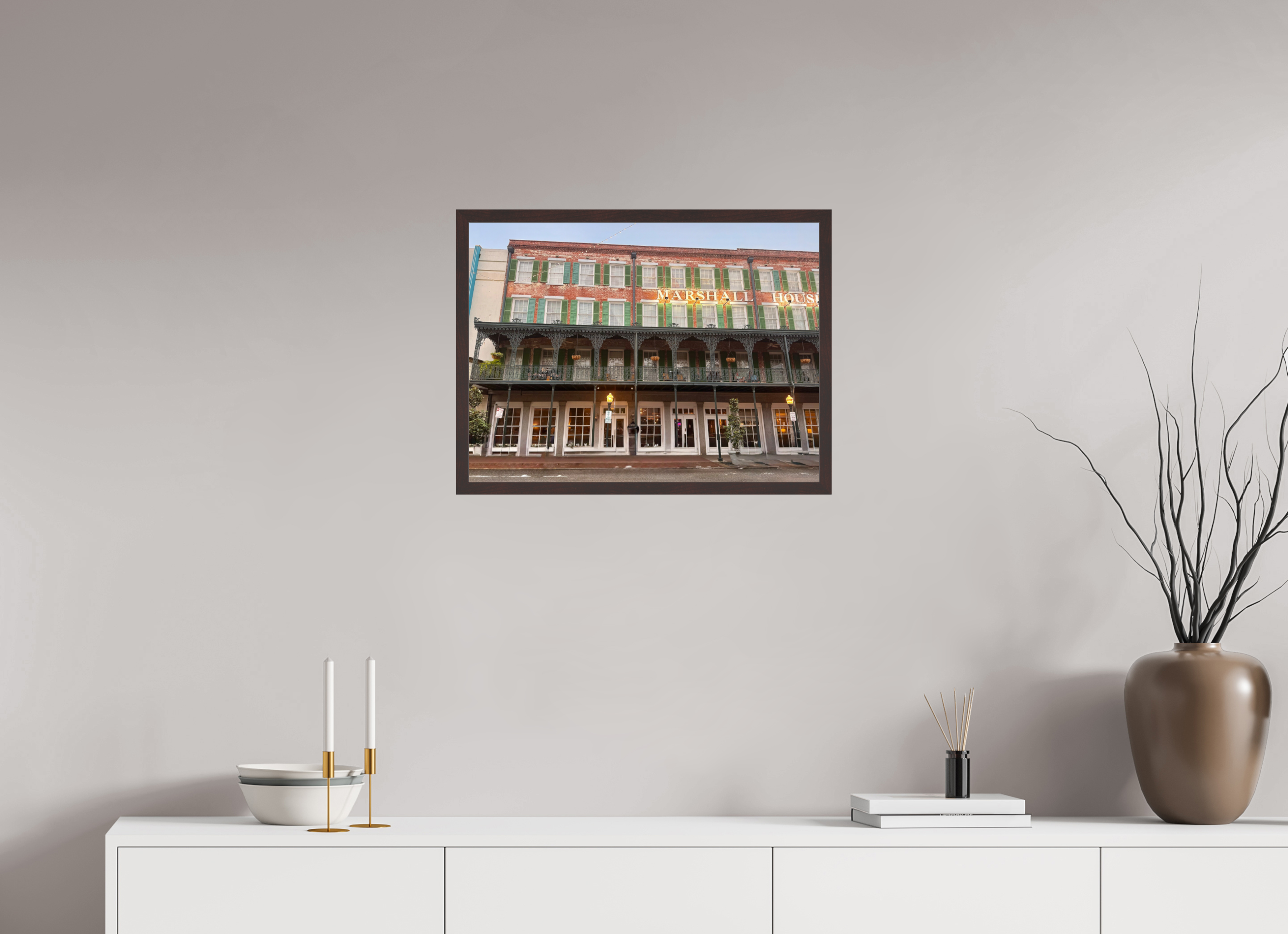 24 x 18″, ArtBox On Aluminum Dibond Marshall House