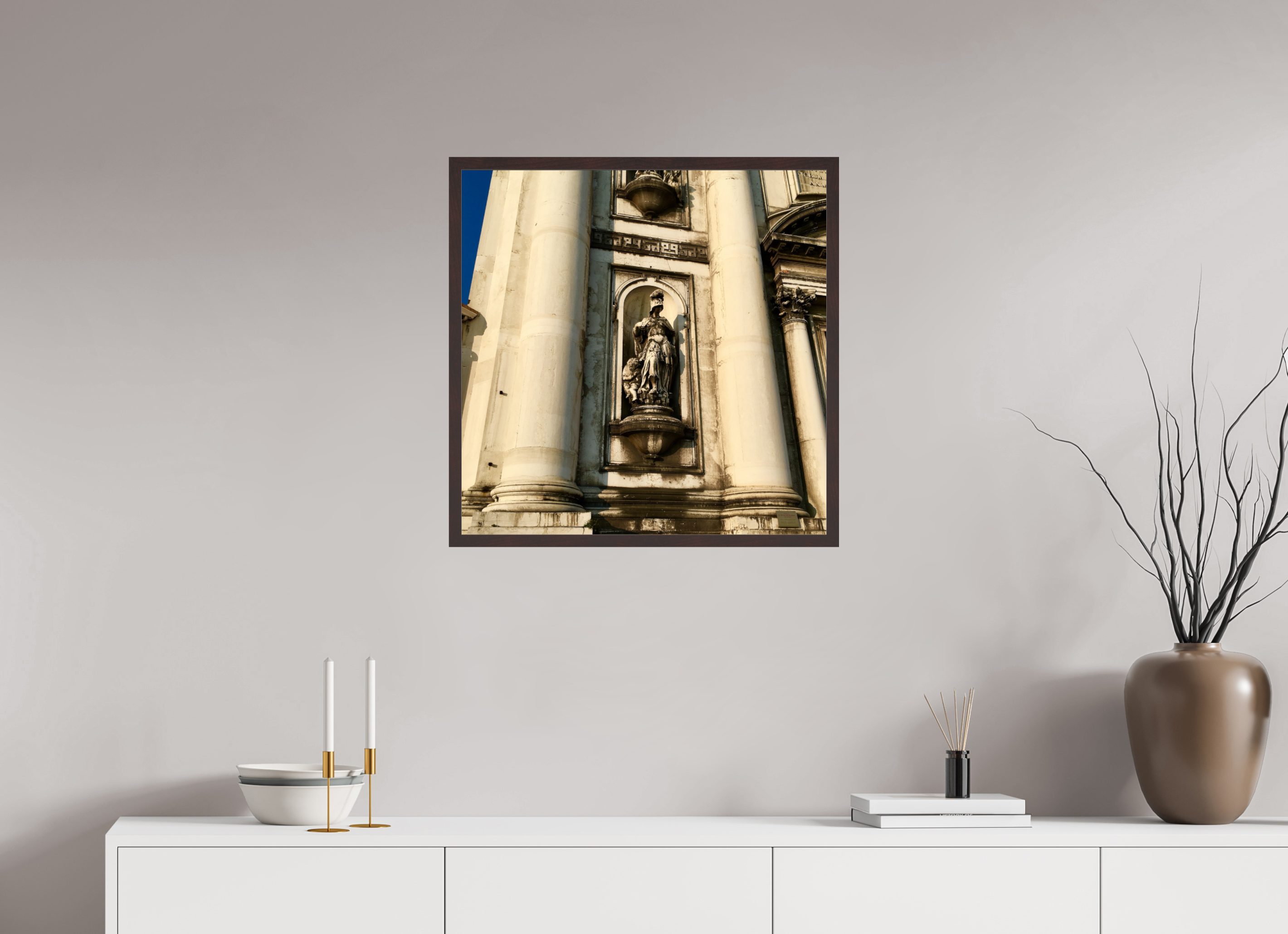 25 x 25″, ArtBox On Aluminum Dibond Santa Maria della Visitazione