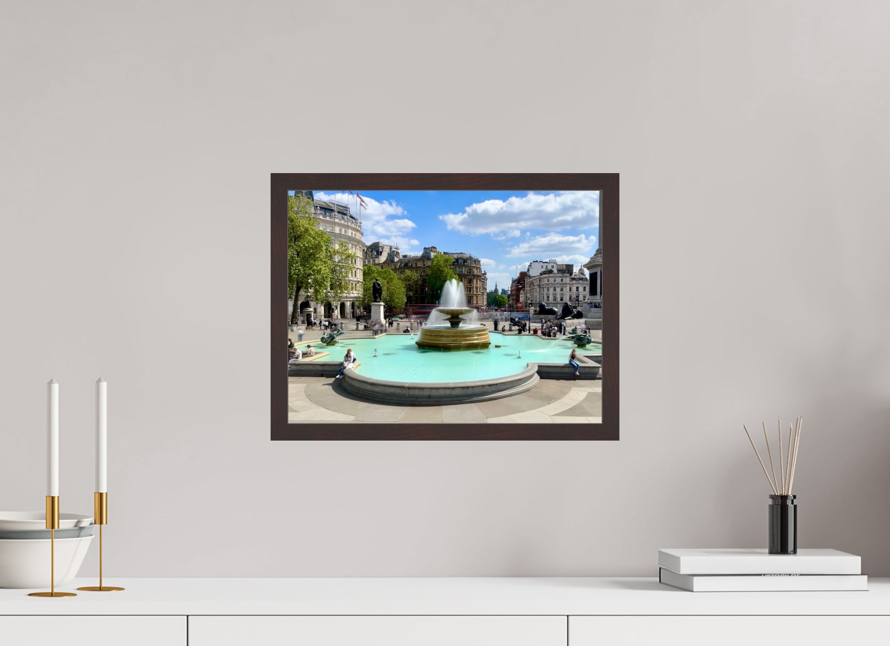 16 x 12″, ArtBox On Aluminum Dibond Trafalgar Square, View 1
