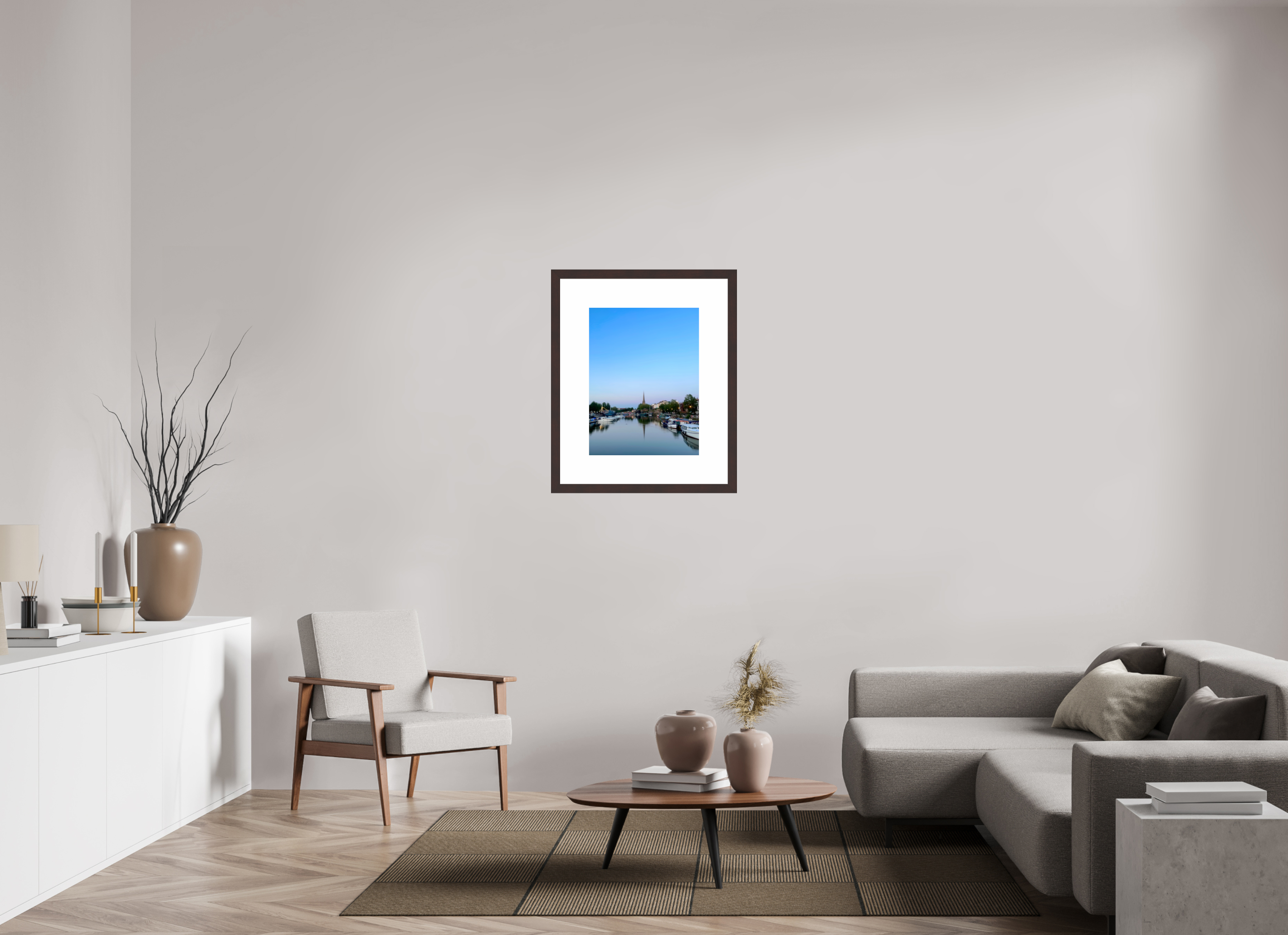 18 x 24″, Framed, Alder Brown, Color Print Bristol, Dusk
