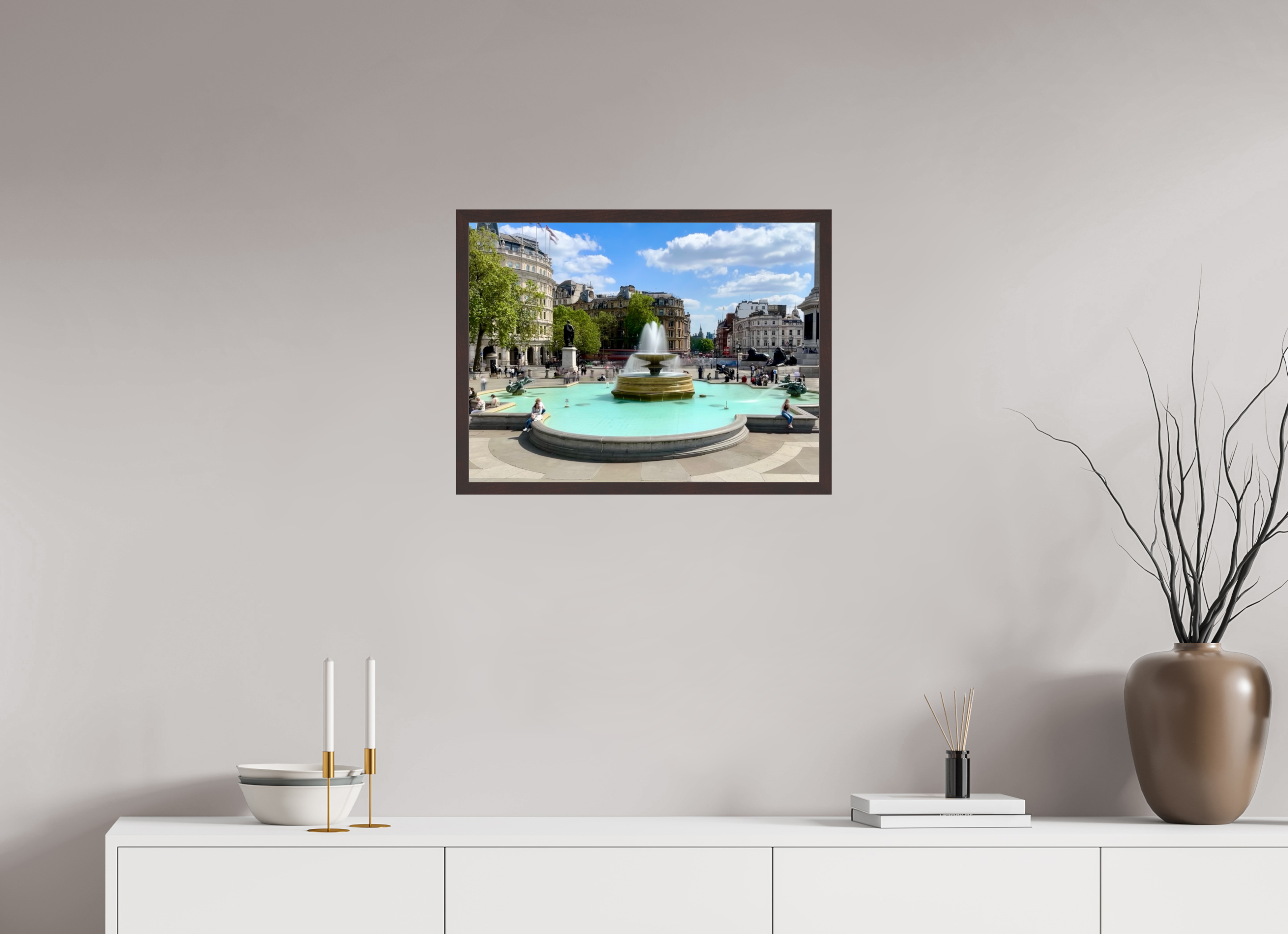24 x 18″, ArtBox On Aluminum Dibond Trafalgar Square, View 1