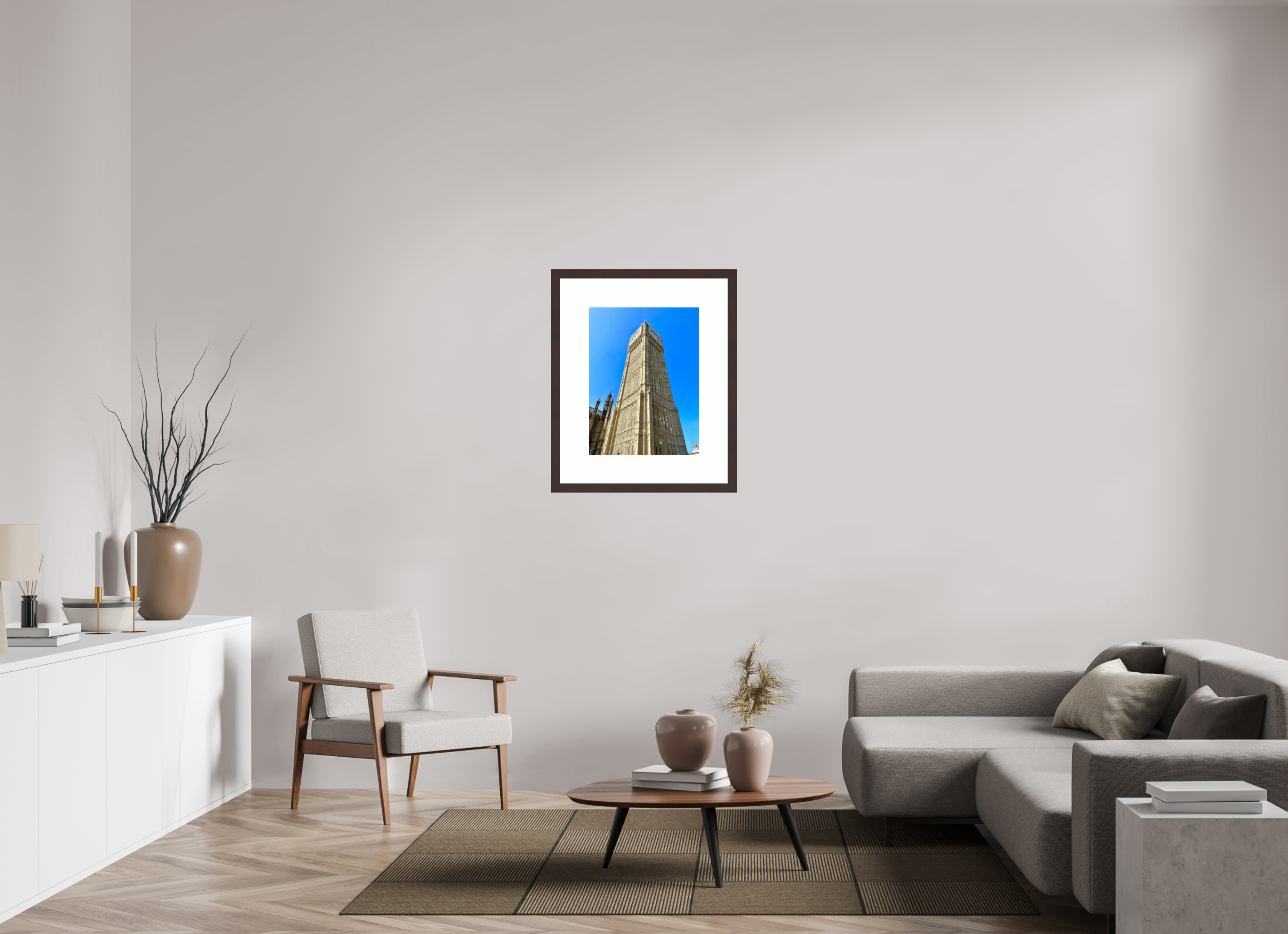 18 x 24″, Framed, Alder Brown, Color Print Elizabeth Tower