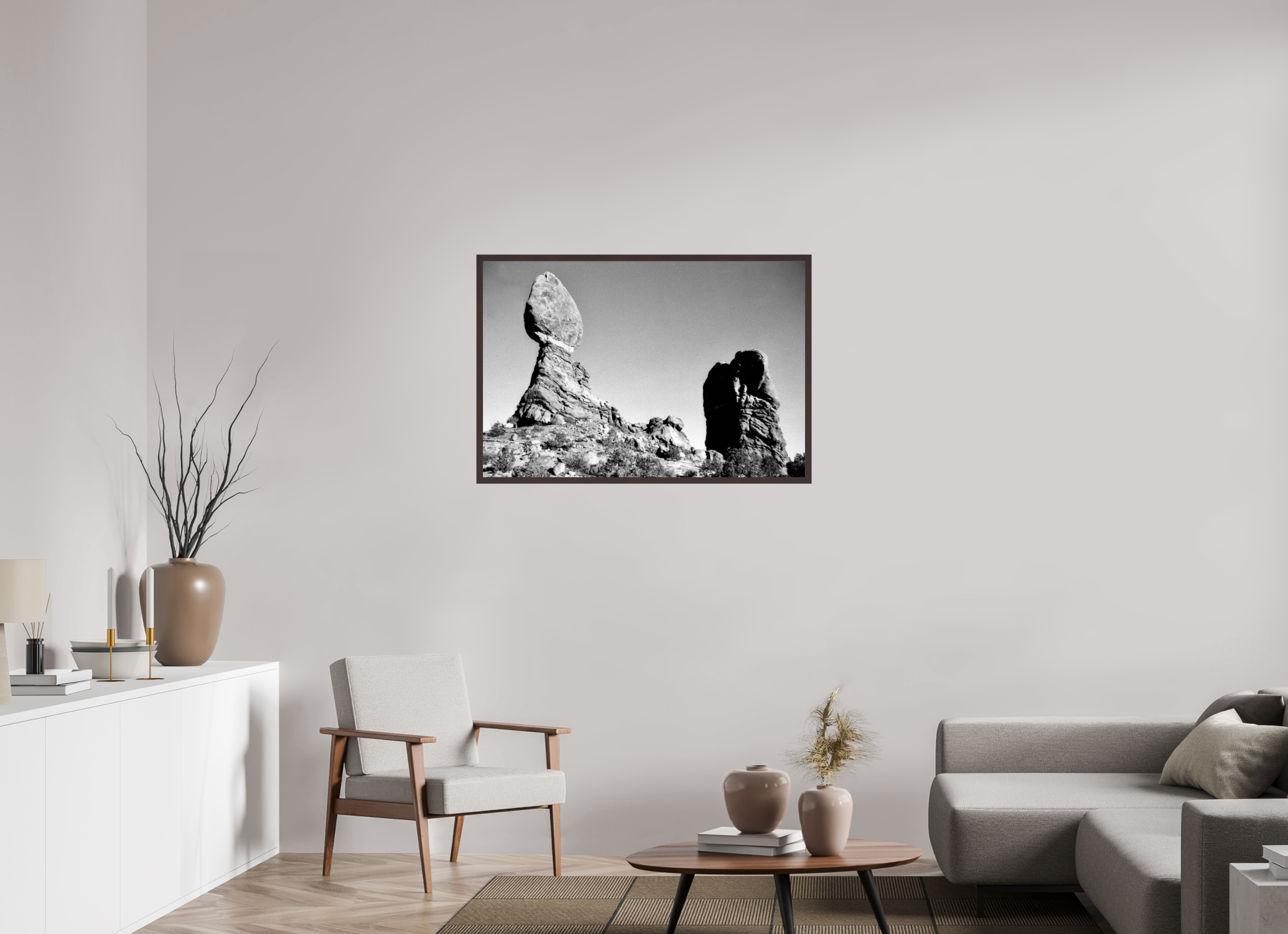 41.4 x 28″, ArtBox On Aluminum Dibond Balanced Rock