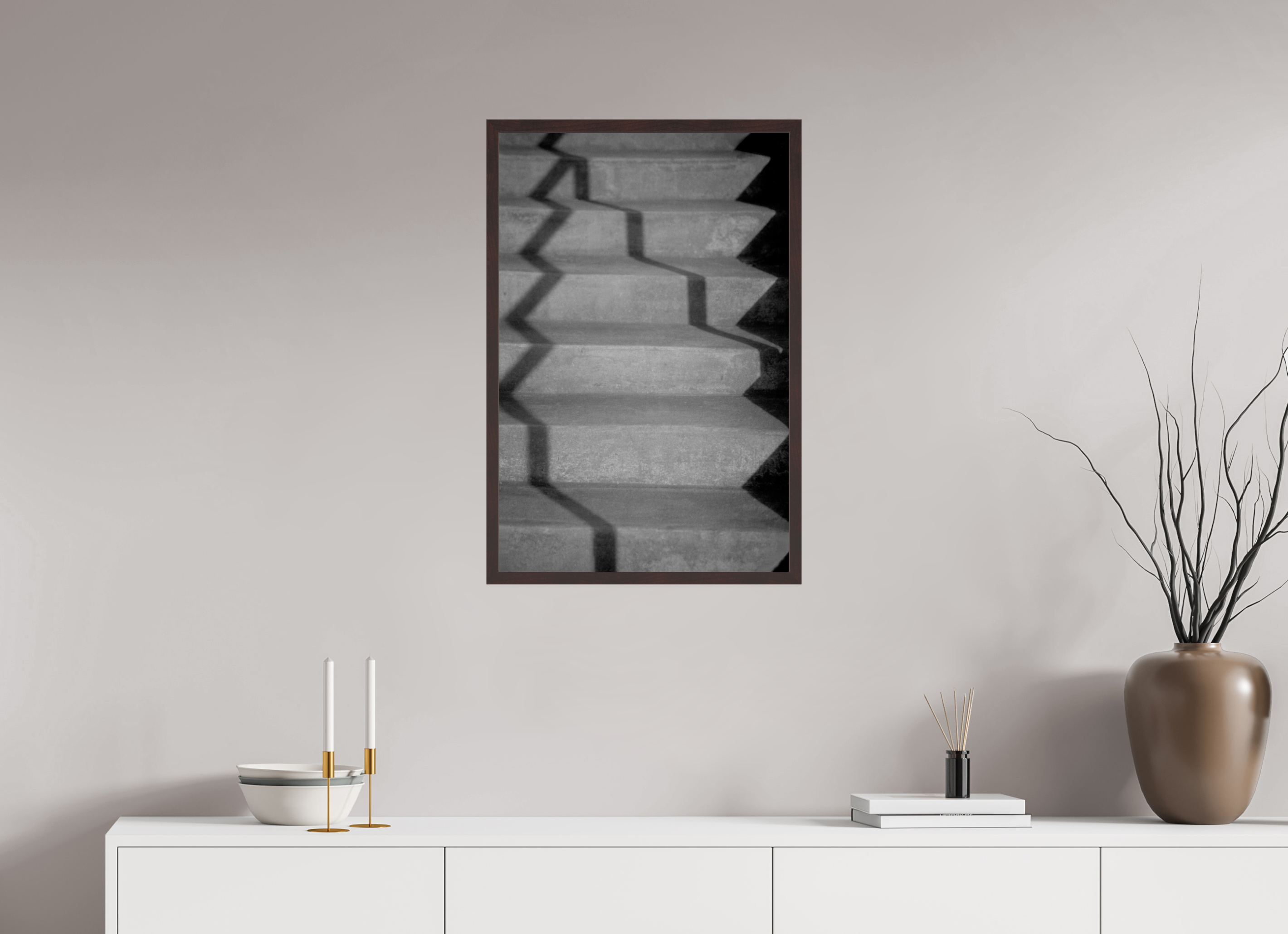 20 x 30″, ArtBox On Aluminum Dibond Step Shadows