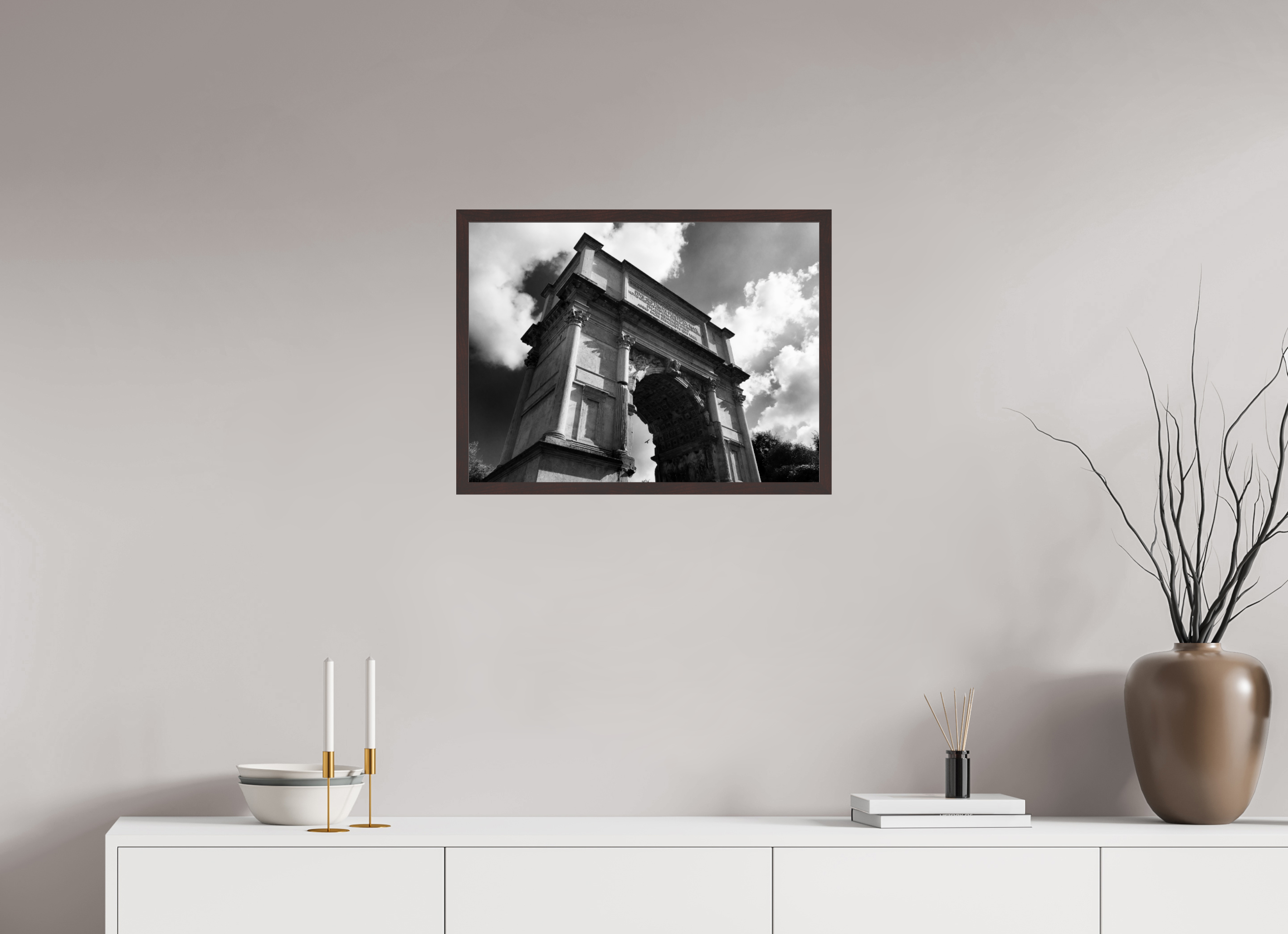 24 x 18″, ArtBox On Aluminum Dibond Arch of Titus