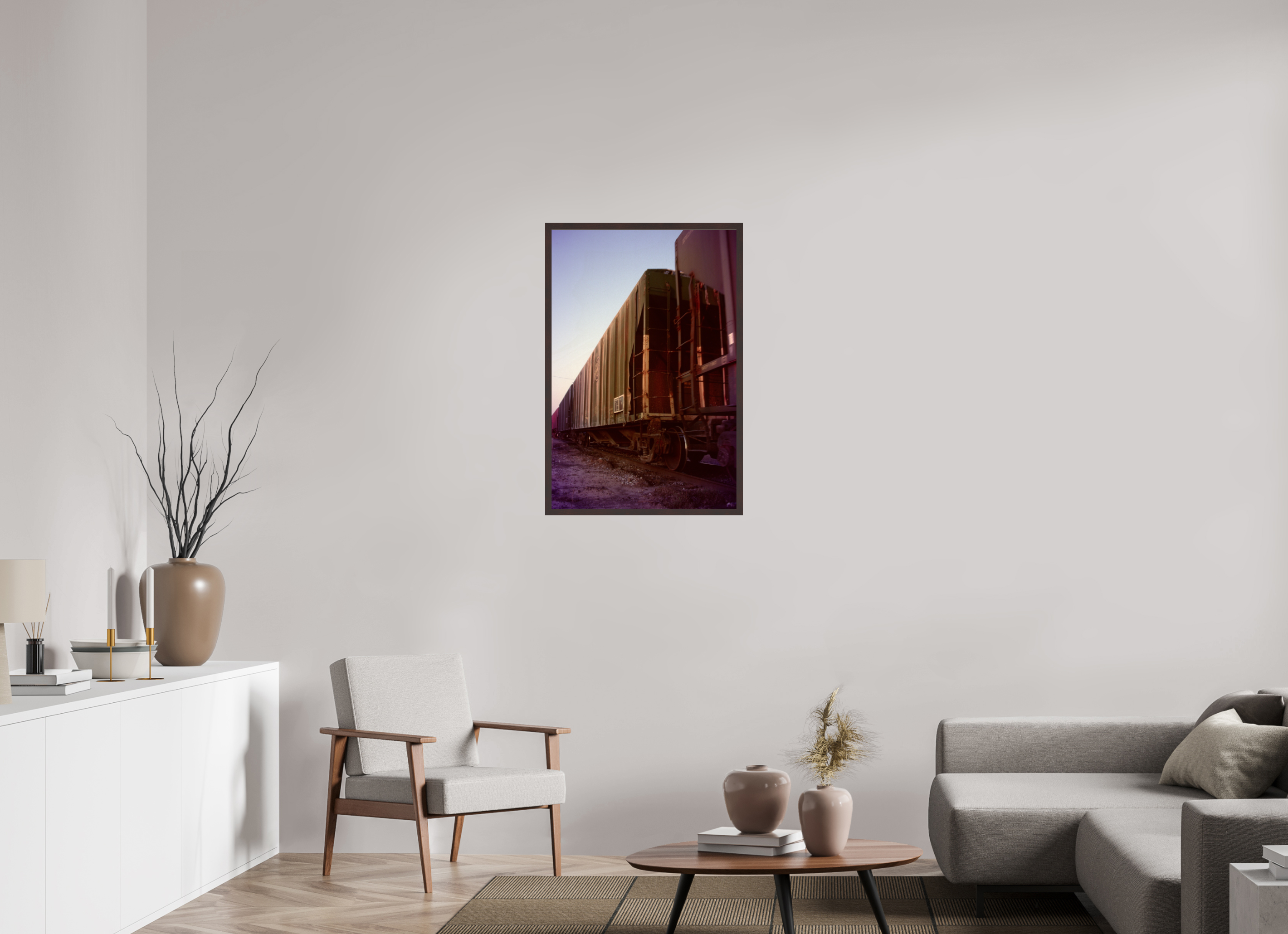 24 x 36″, ArtBox On Aluminum Dibond Train