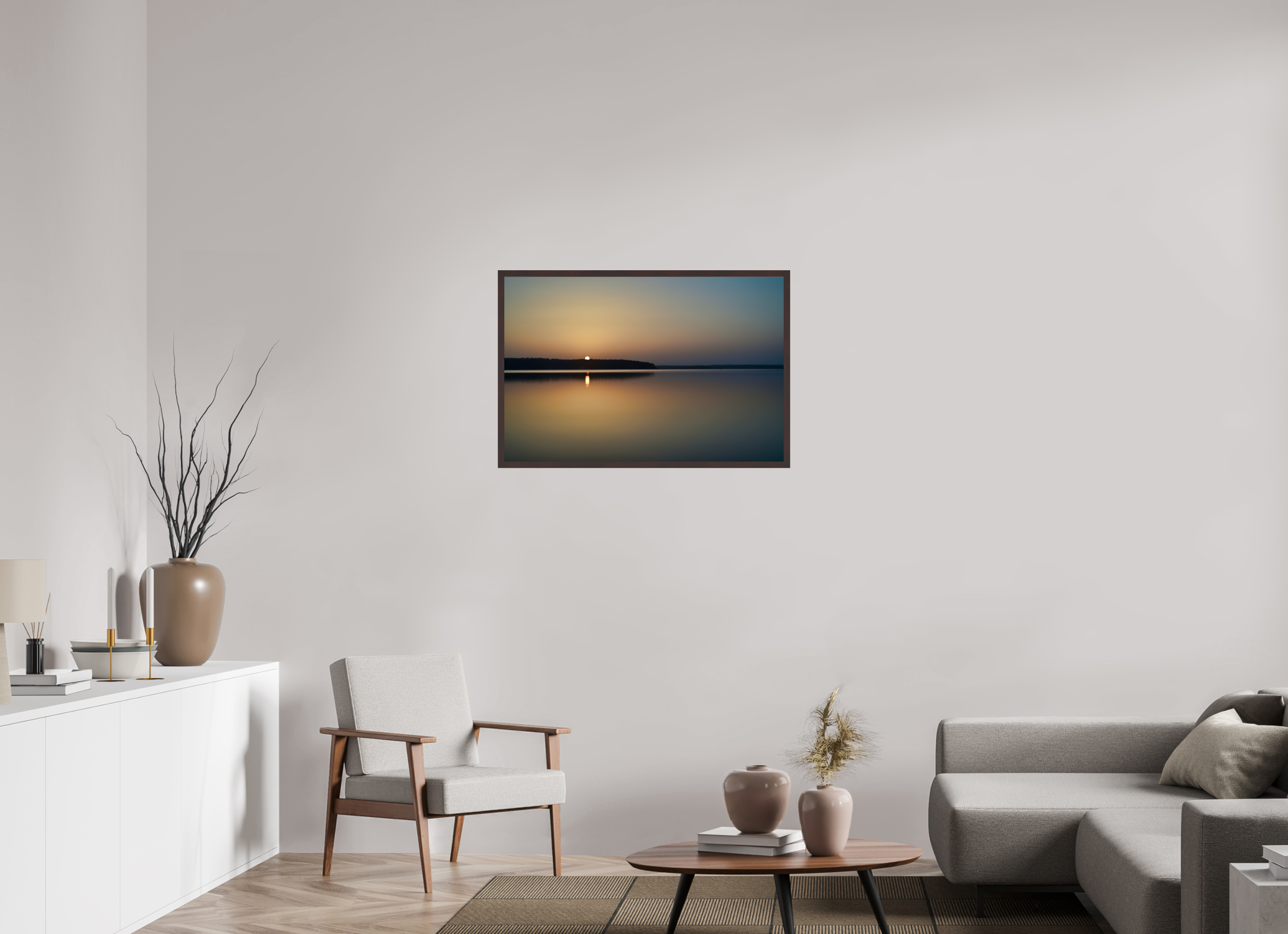 36 x 24″, ArtBox On Aluminum Dibond Sunrise, D'Arbonne Lake