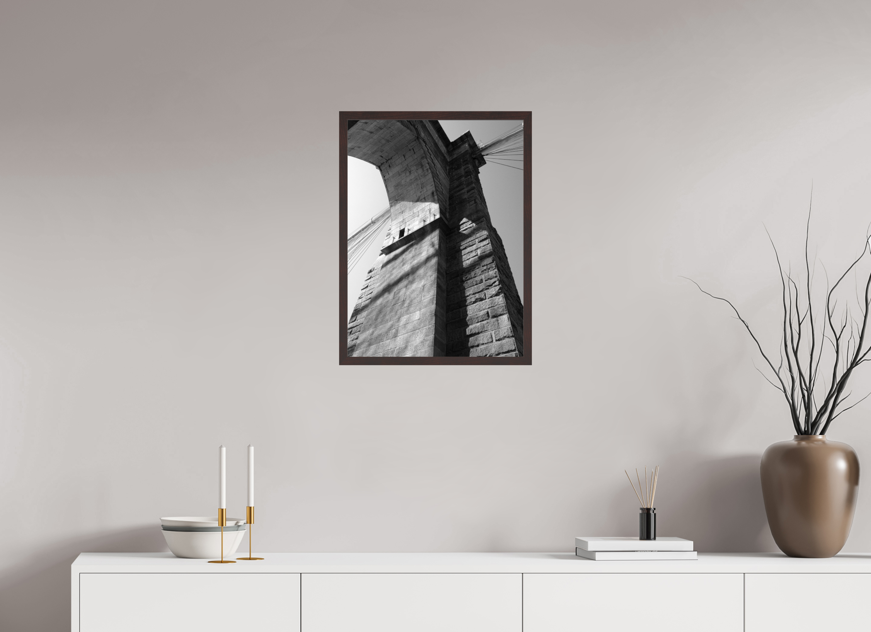 18 x 24″, ArtBox On Aluminum Dibond Brooklyn Bridge, View 3