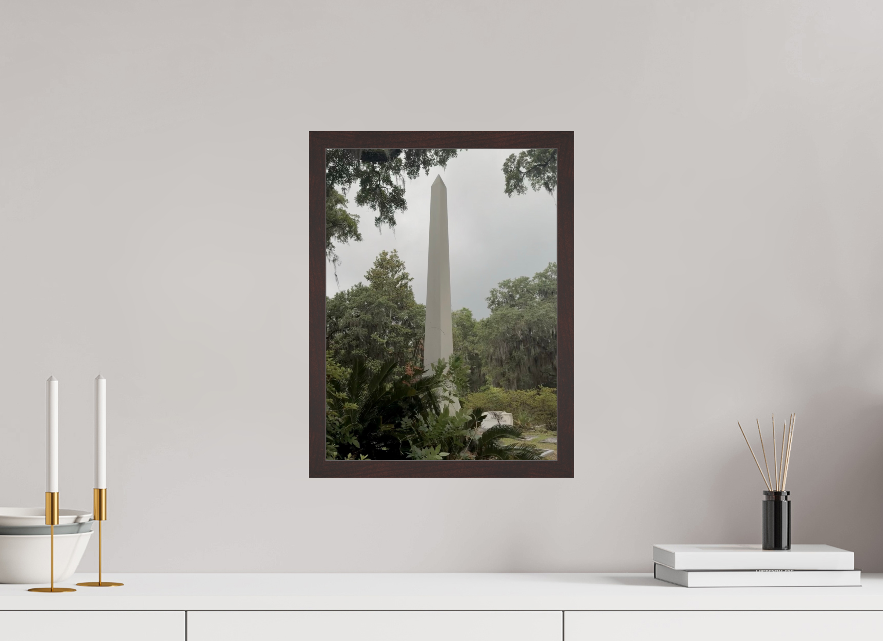 12 x 16″, ArtBox On Aluminum Dibond Bonaventure Cemetery
