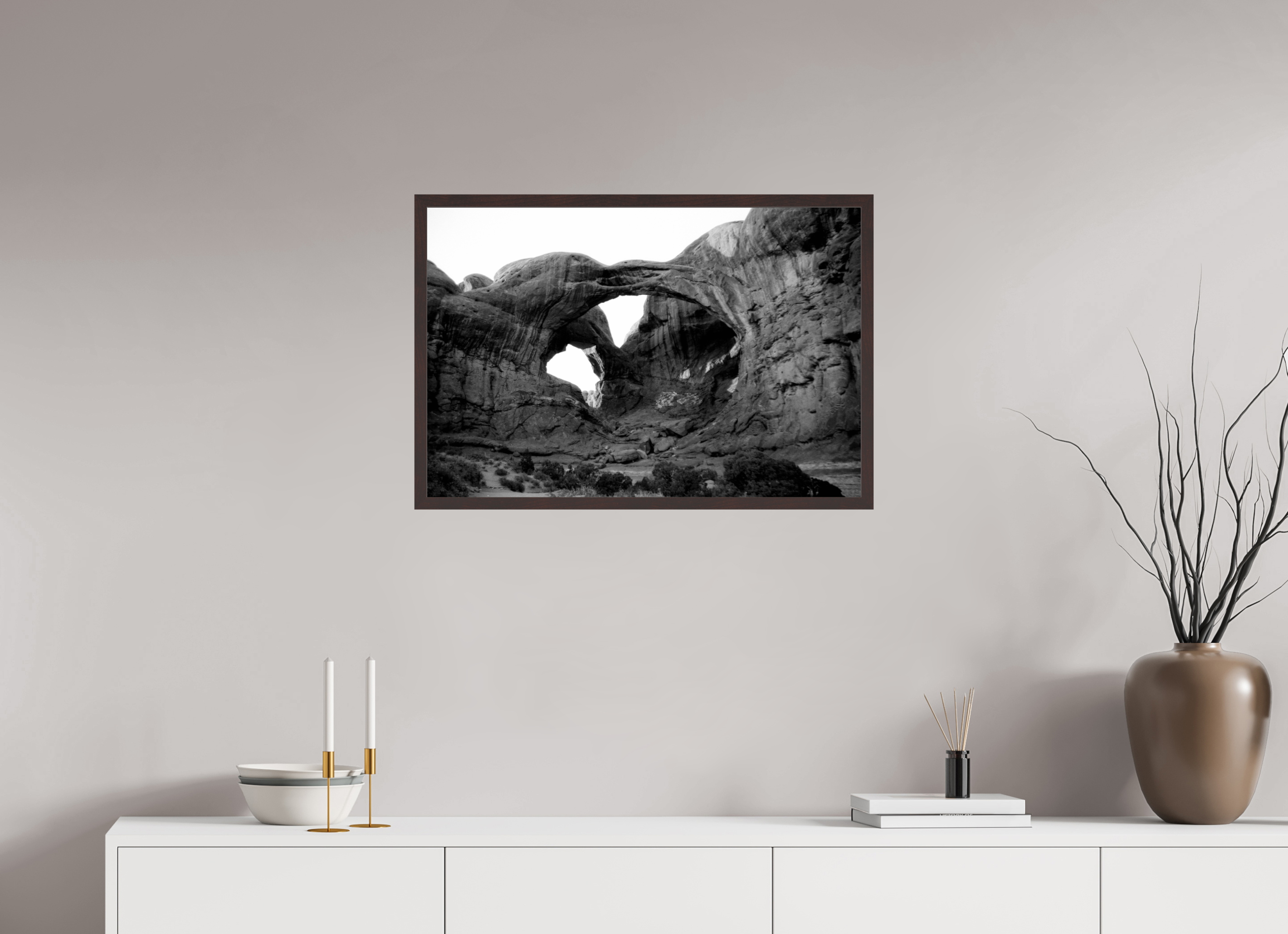 29.6 x 20″, ArtBox On Aluminum Dibond Double Arch