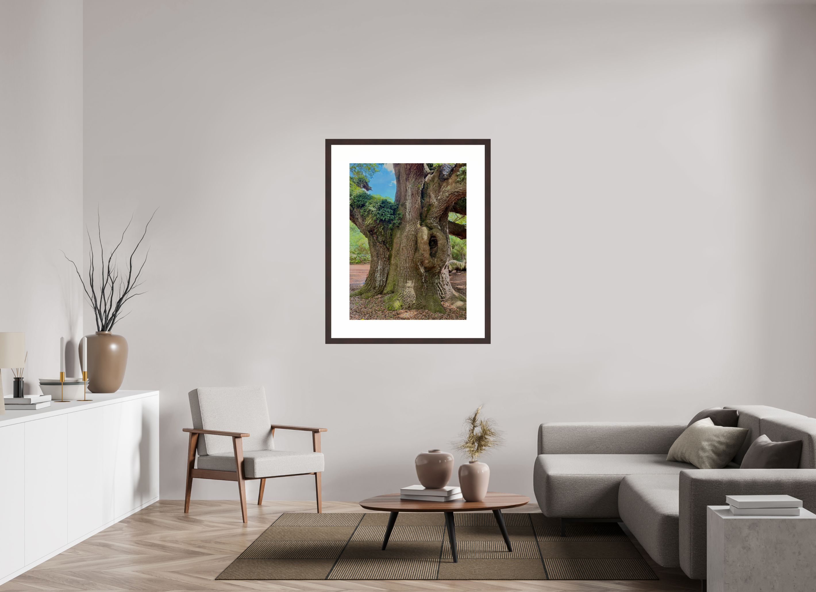 30 x 40″, Framed, Alder Brown, Color Print Angel Oak