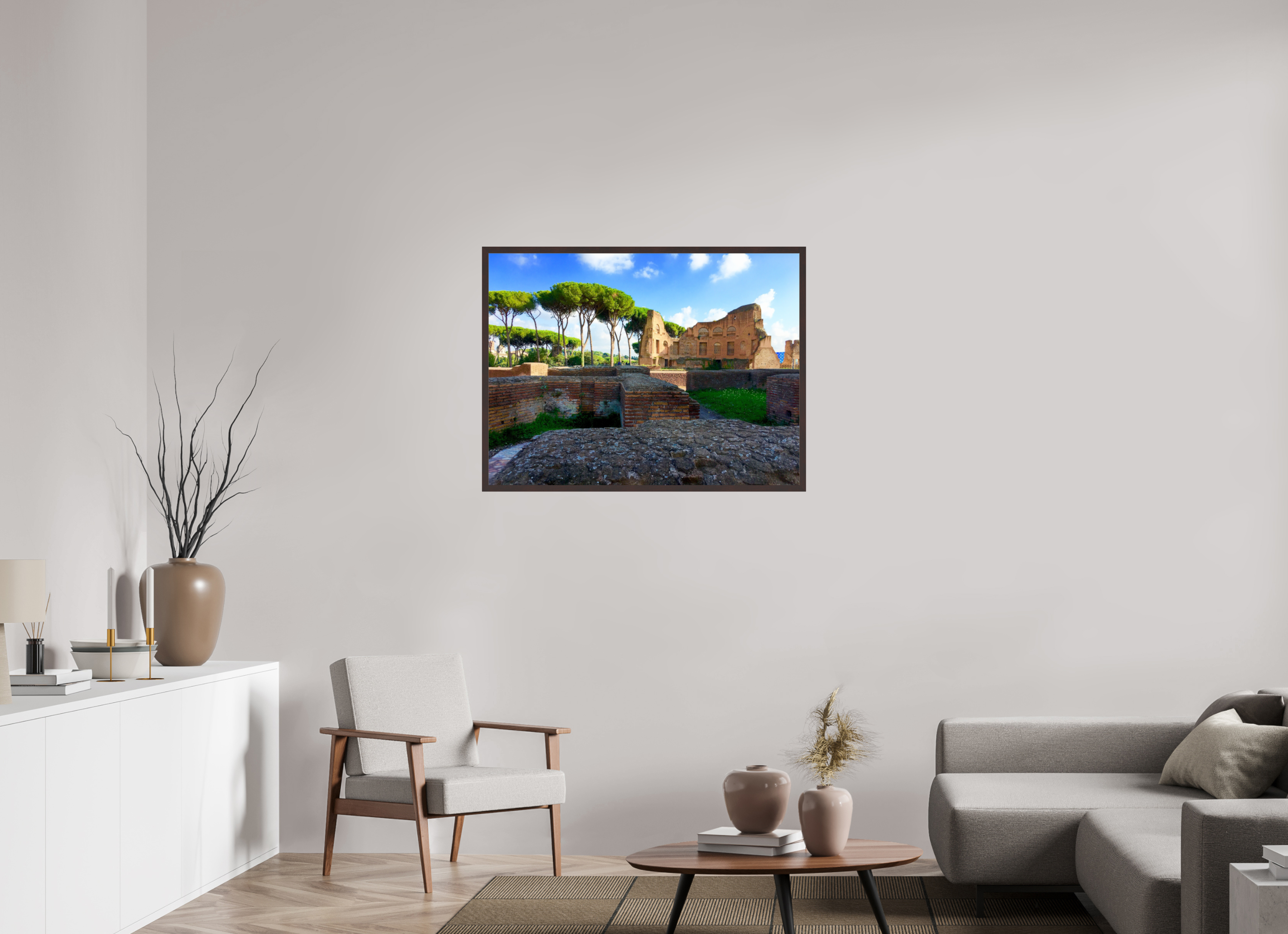 40 x 30″, ArtBox On Aluminum Dibond Forum Ruins