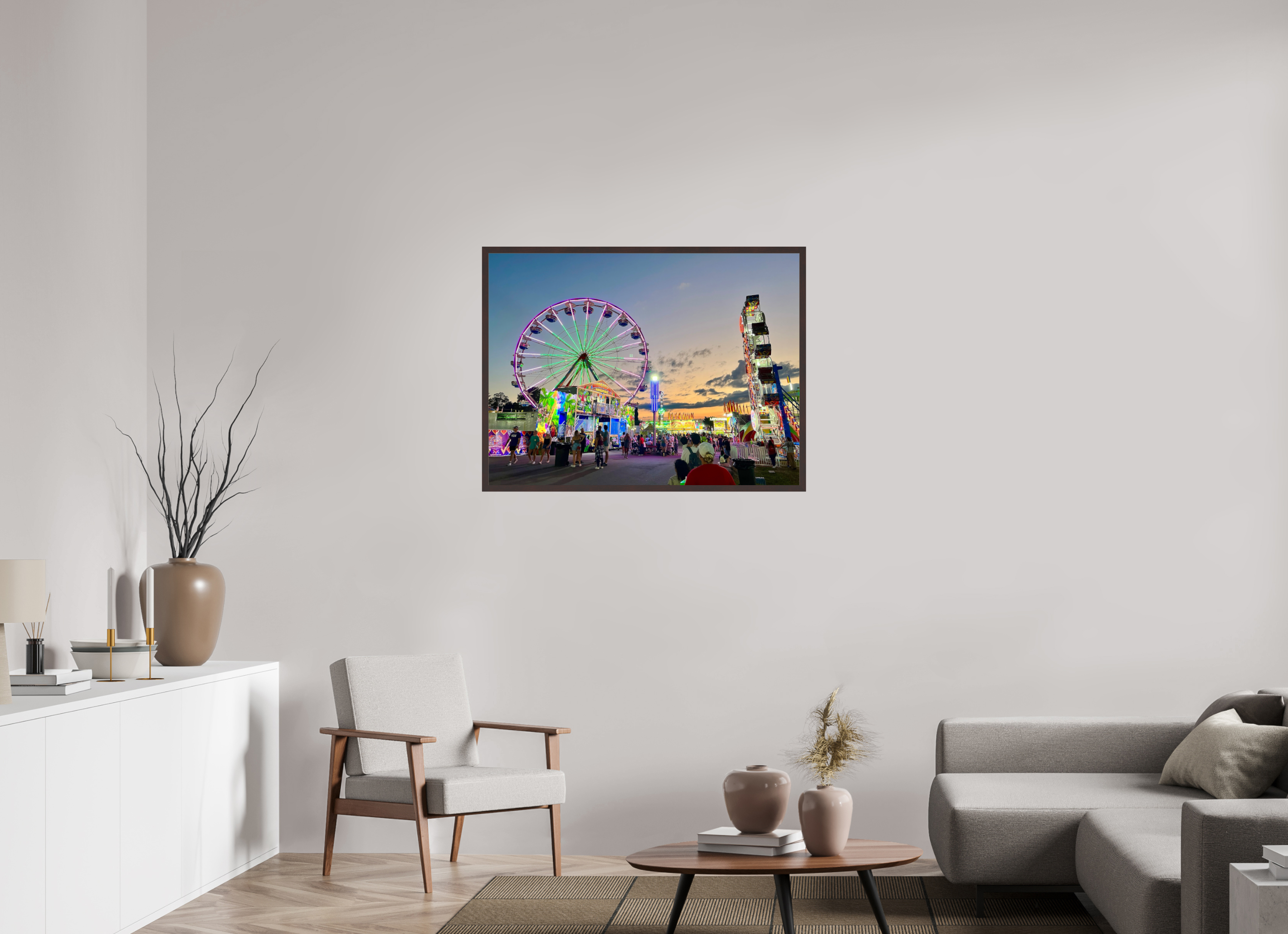 40 x 30″, ArtBox On Aluminum Dibond At the Fair