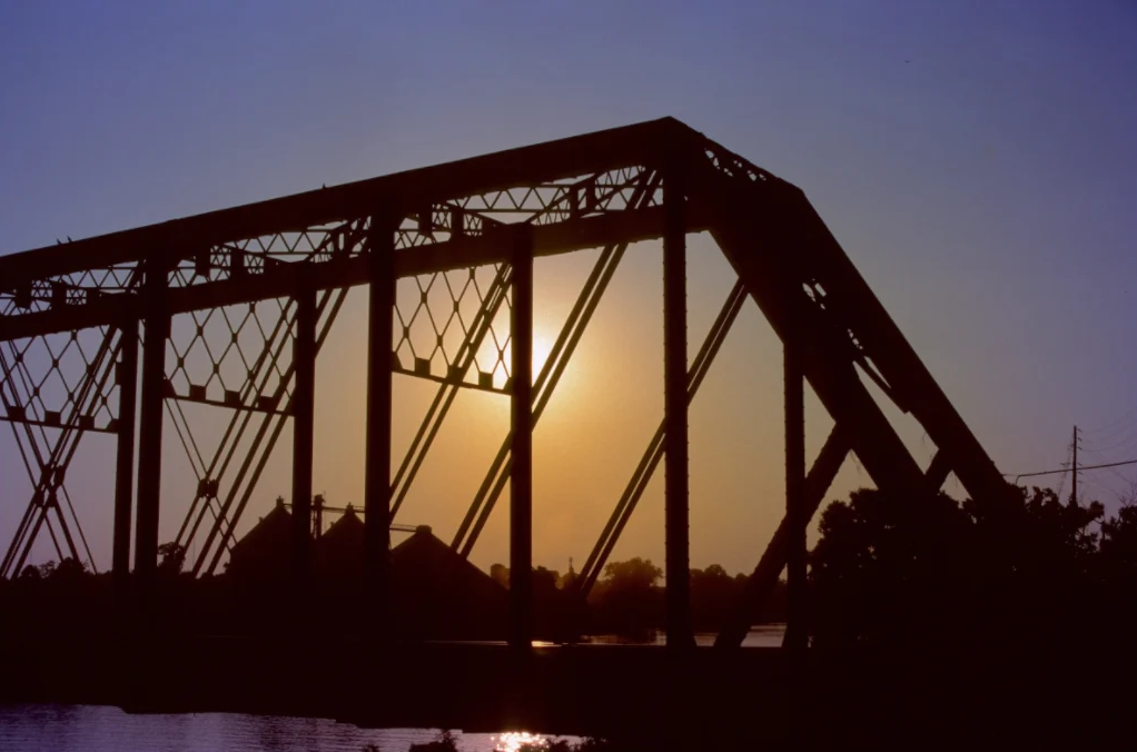 Sunset and Bridge