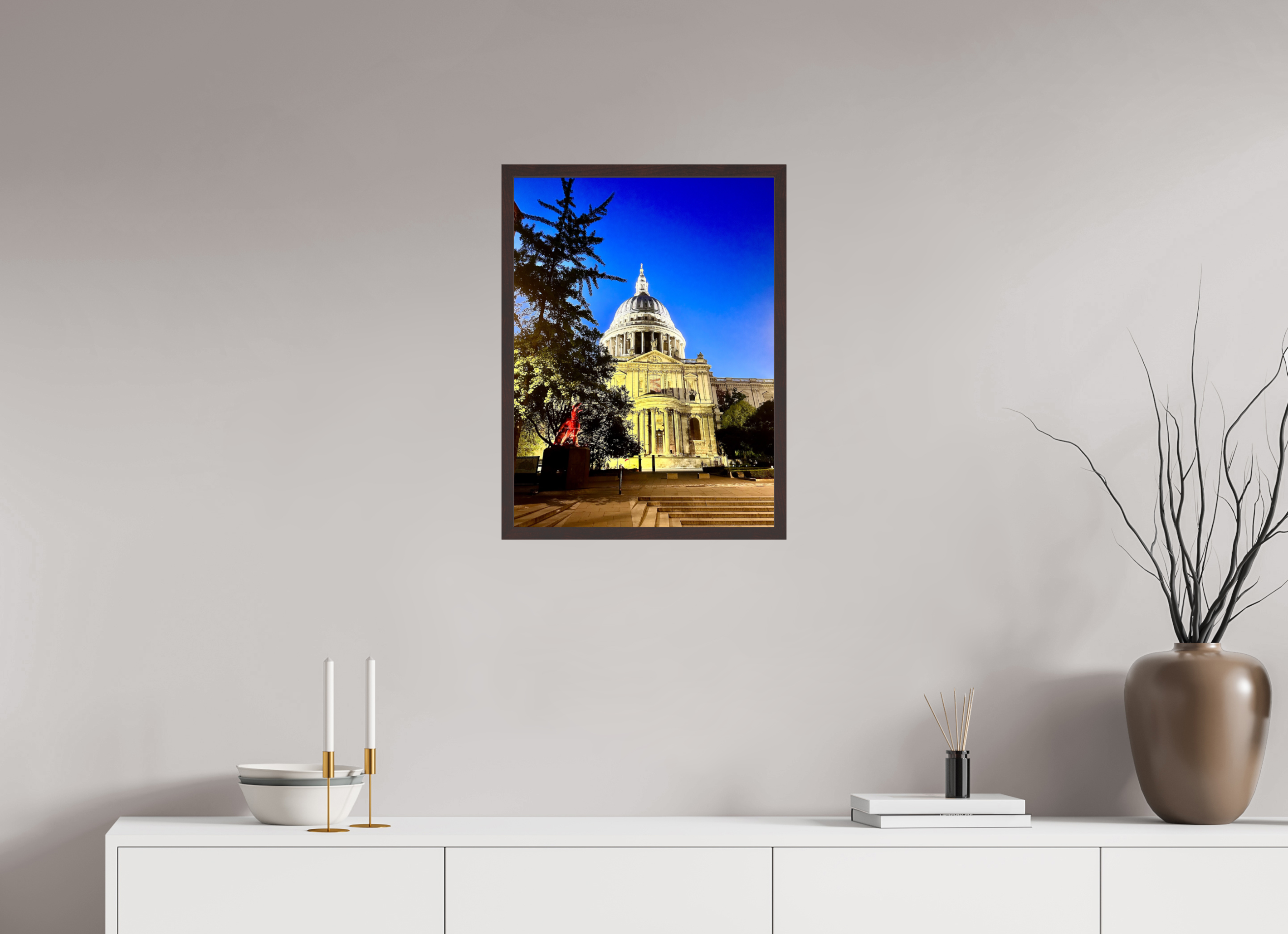 18 x 24″, ArtBox On Aluminum Dibond Dome of St. Paul's