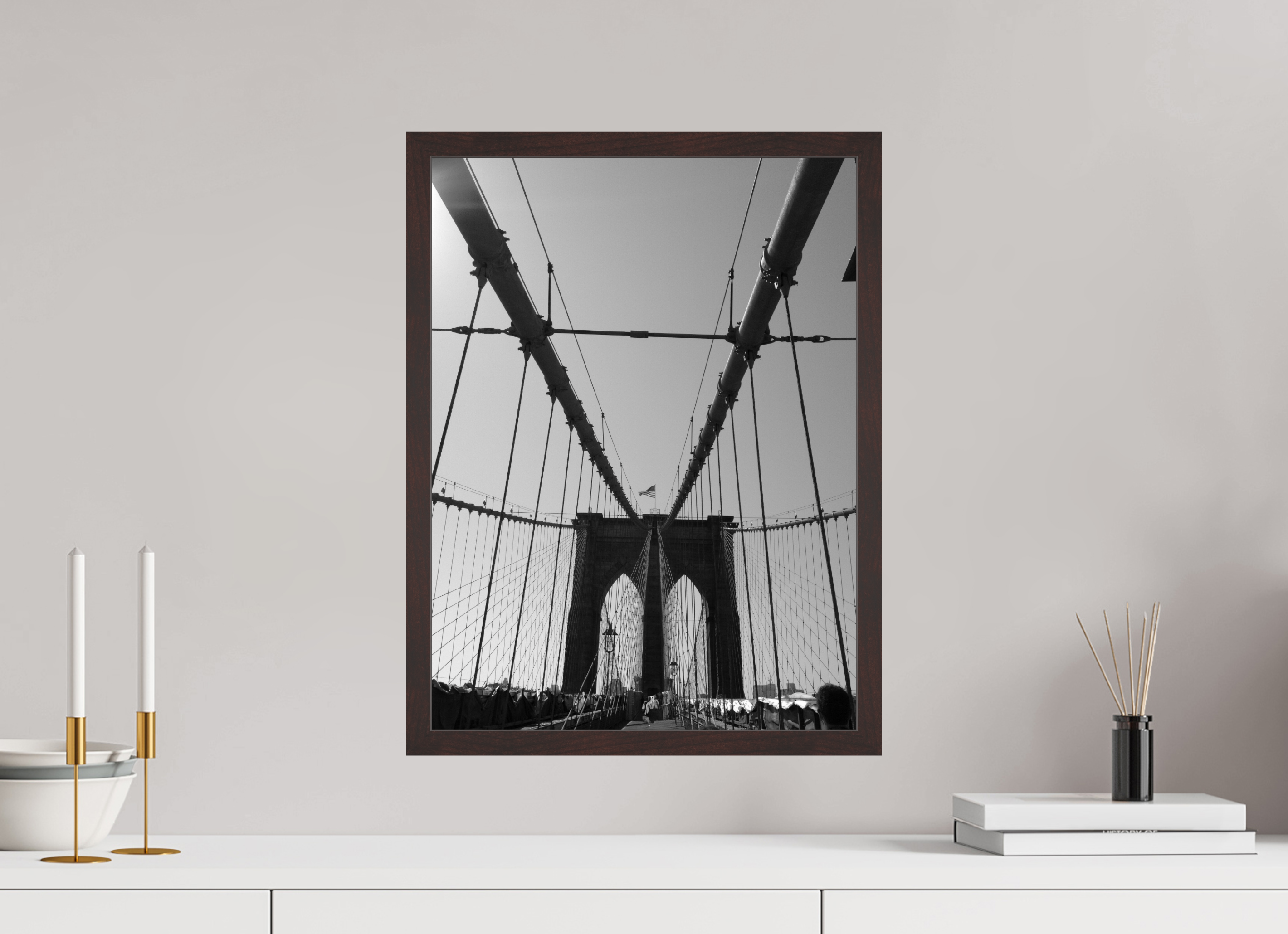 15 x 20″, ArtBox On Aluminum Dibond Brooklyn Bridge, View 1