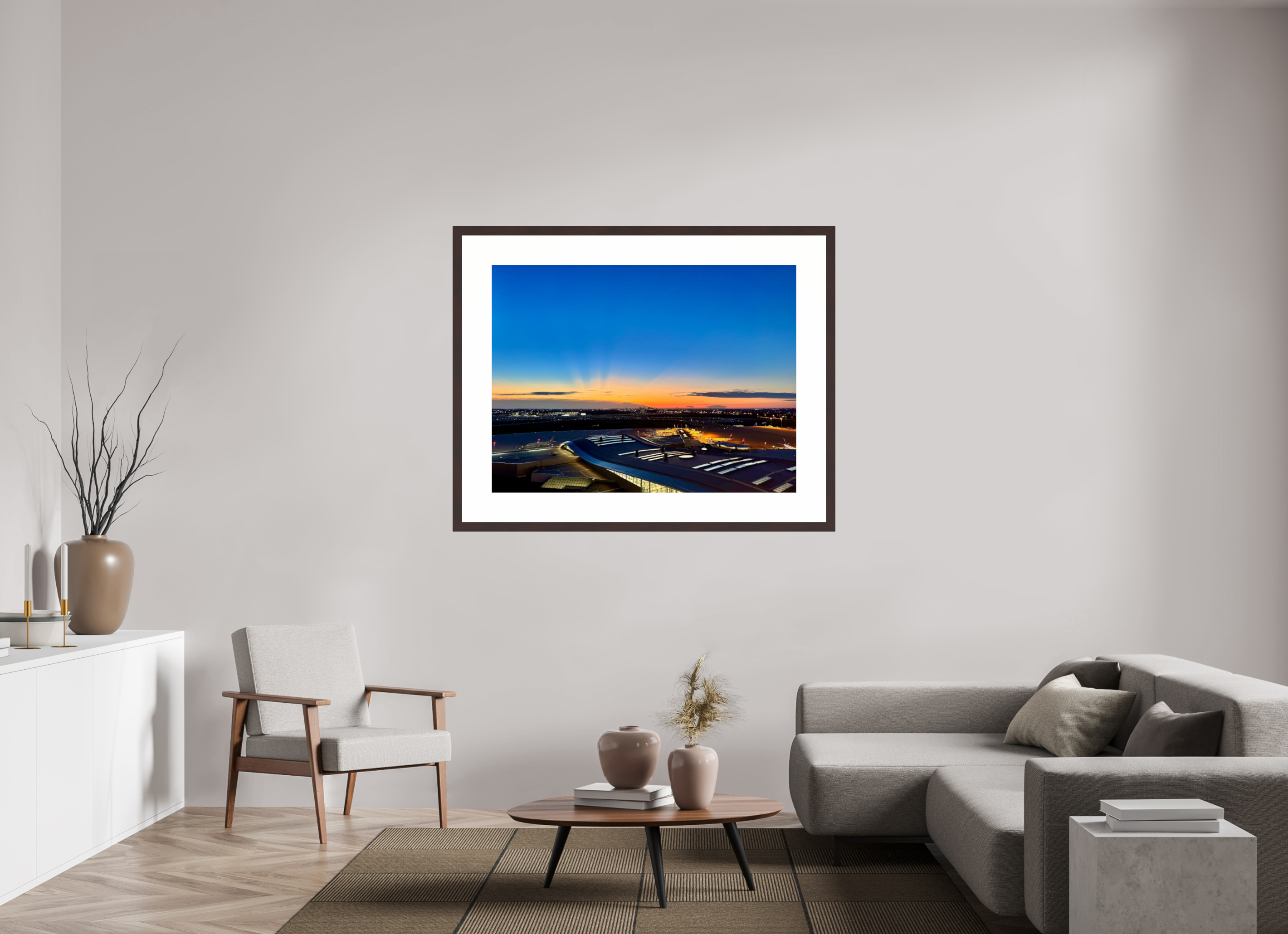 48 x 36″, Framed, Alder Brown, Color Print BNA, Dusk