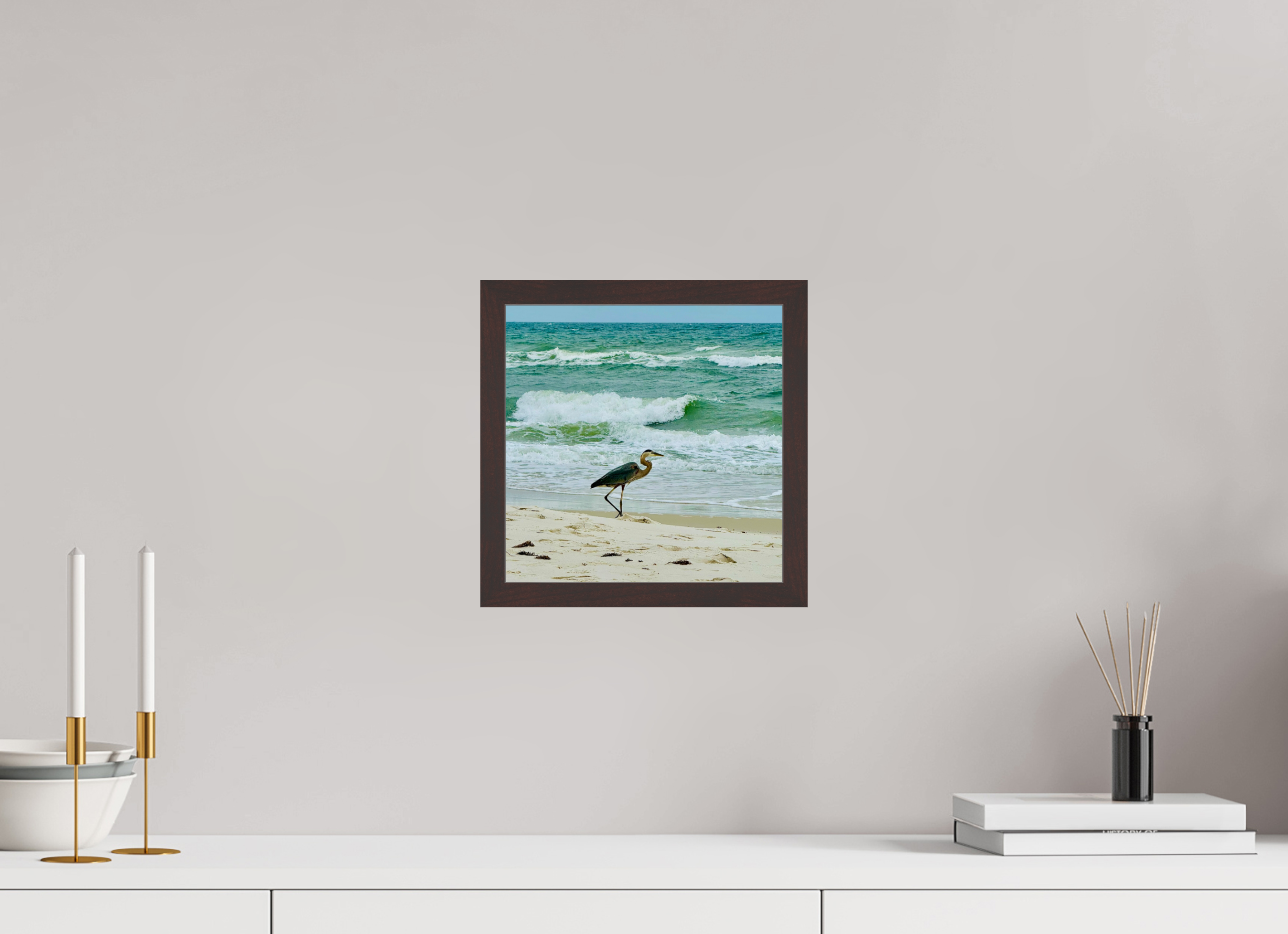 10 x 10″, ArtBox On Aluminum Dibond Crane