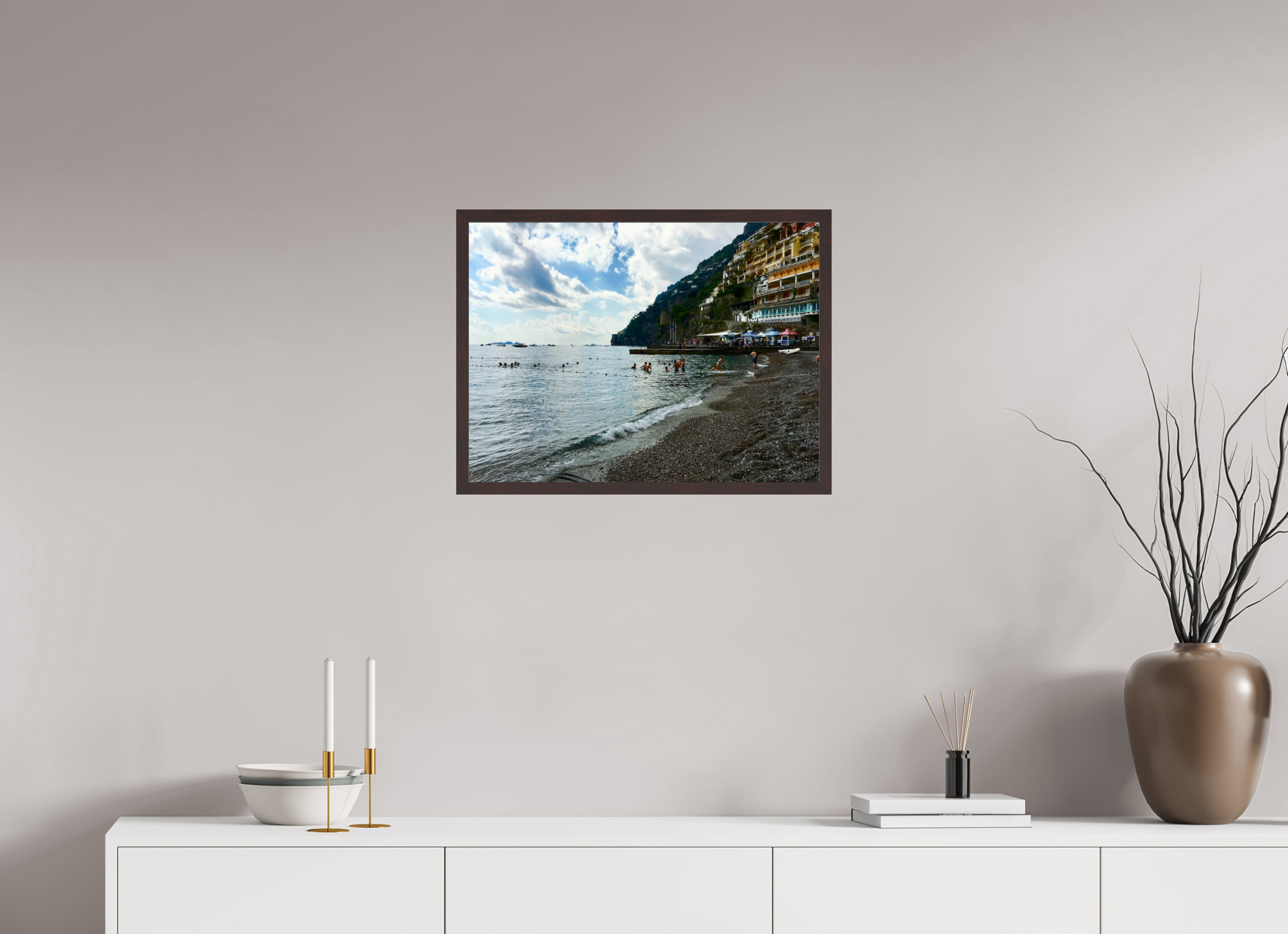 24 x 18″, ArtBox On Aluminum Dibond Positano