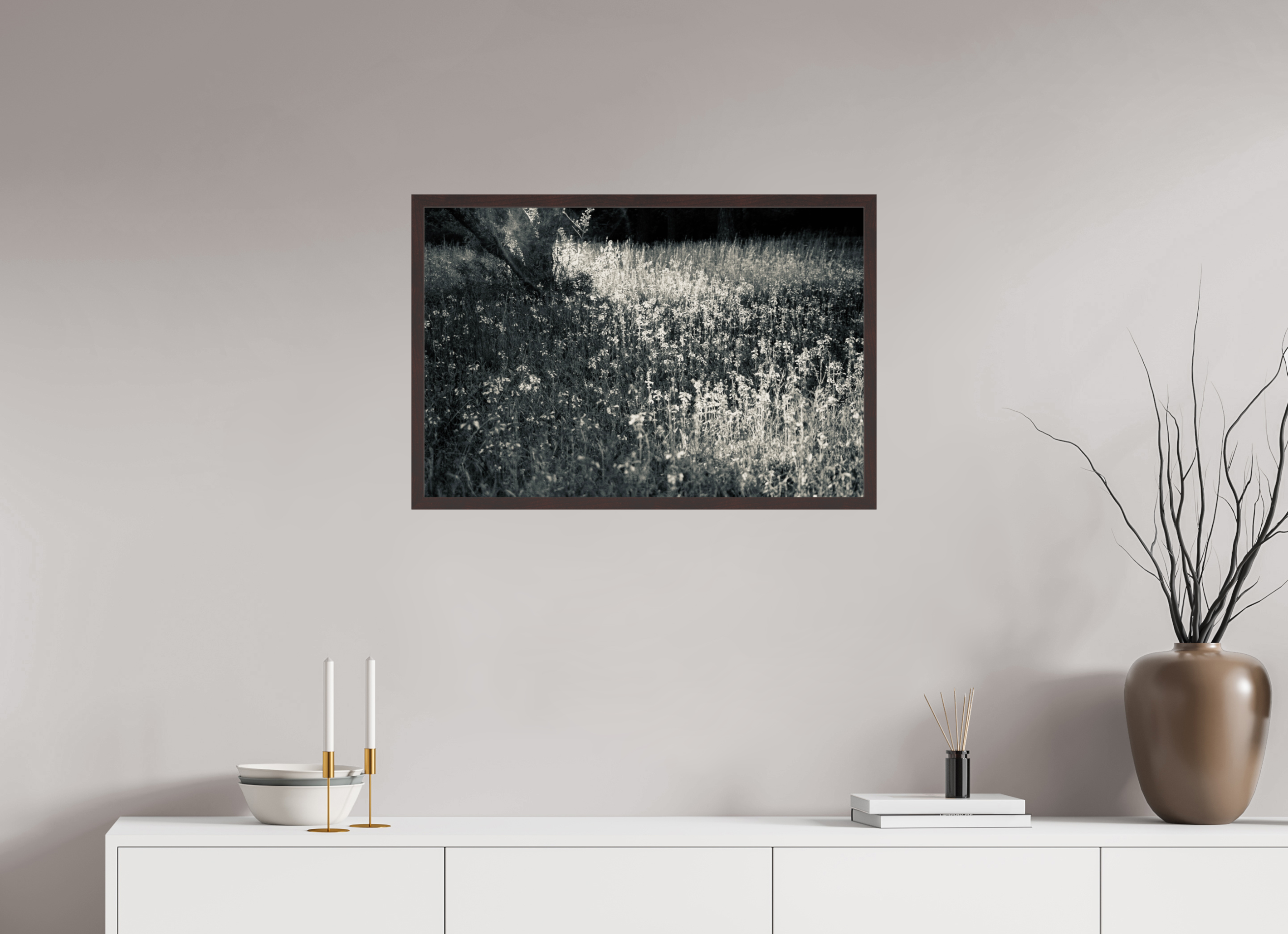 30 x 20″, ArtBox On Aluminum Dibond Sunlit Field