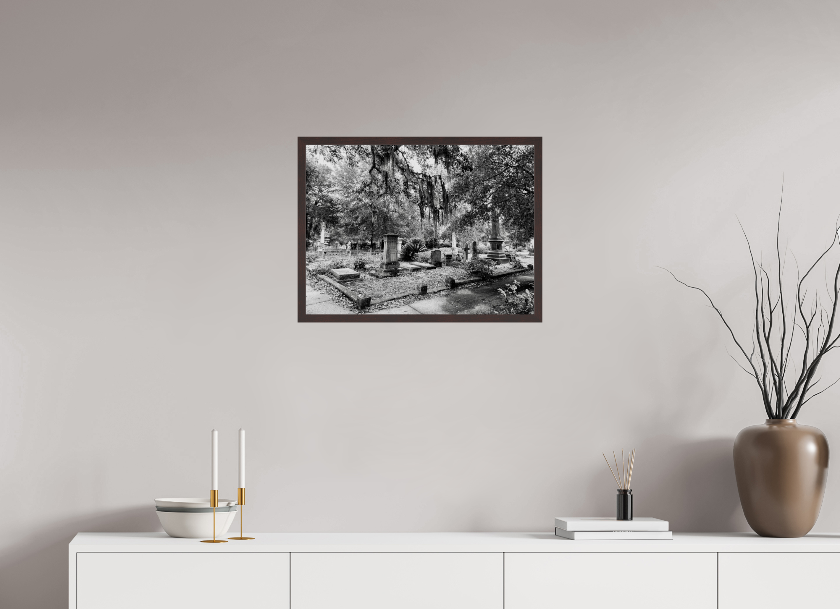 24 x 18″, ArtBox On Aluminum Dibond Bonaventure Cemetery