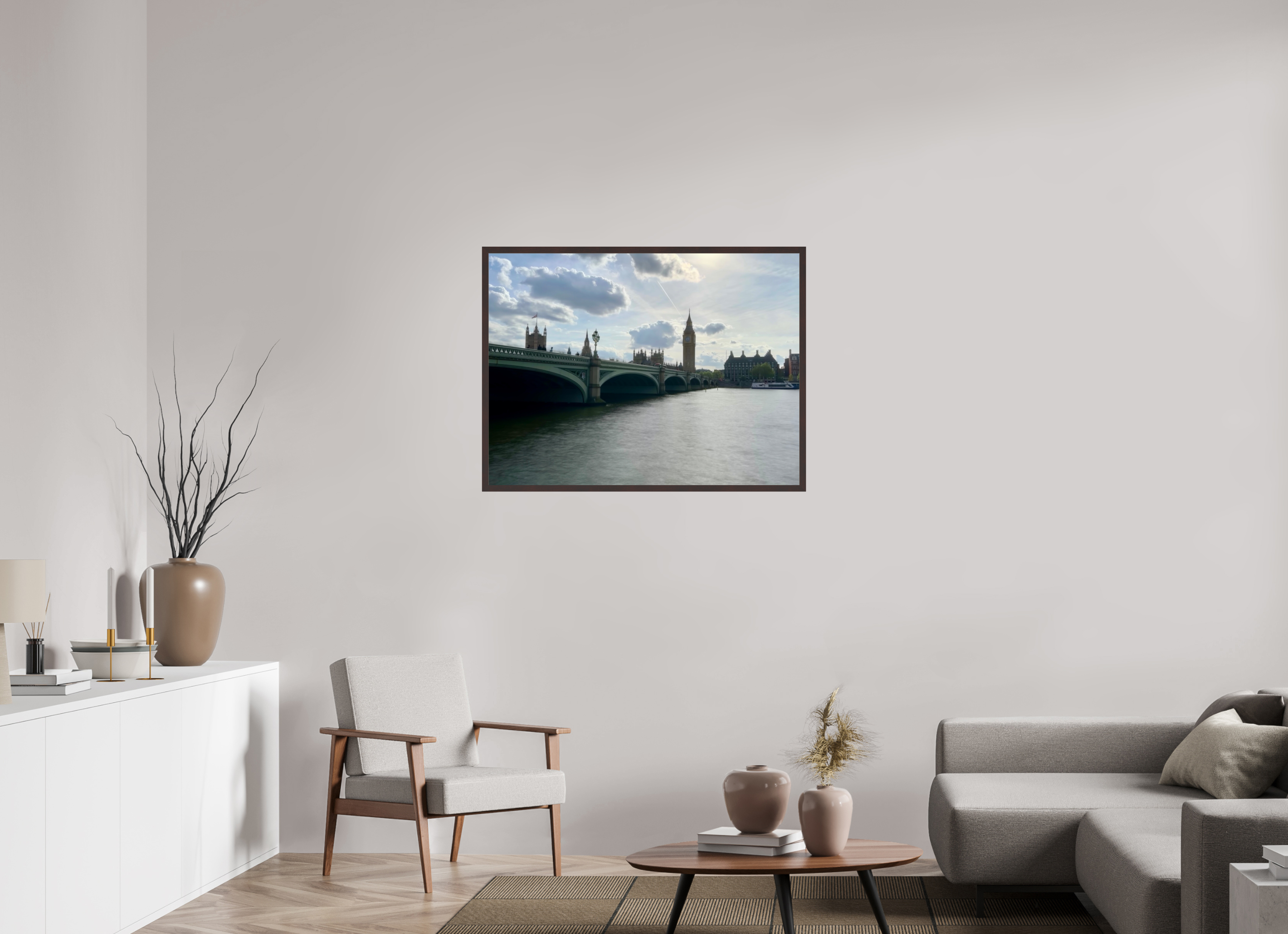 40 x 30″, ArtBox On Aluminum Dibond Westminster Bridge