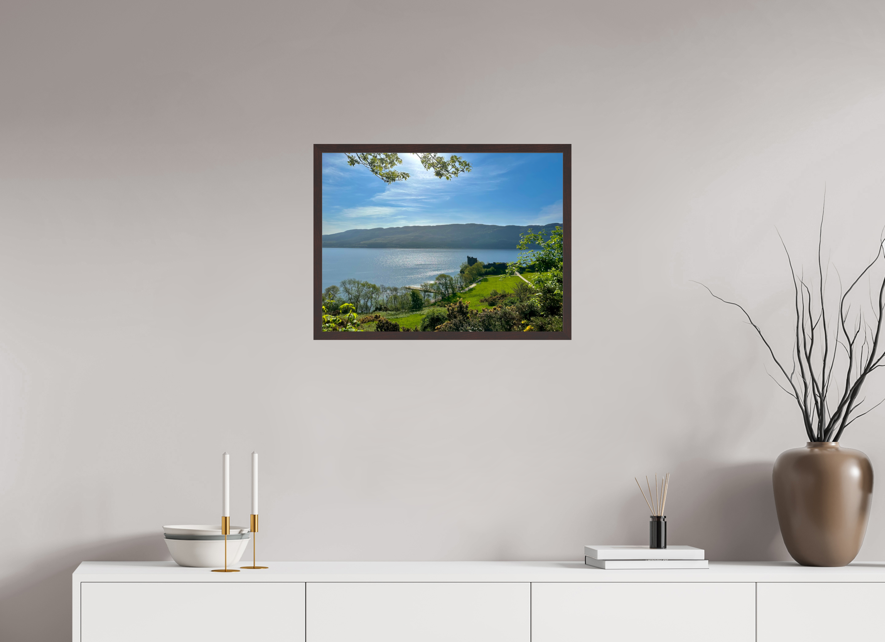 24 x 18″, ArtBox On Aluminum Dibond Loch Ness