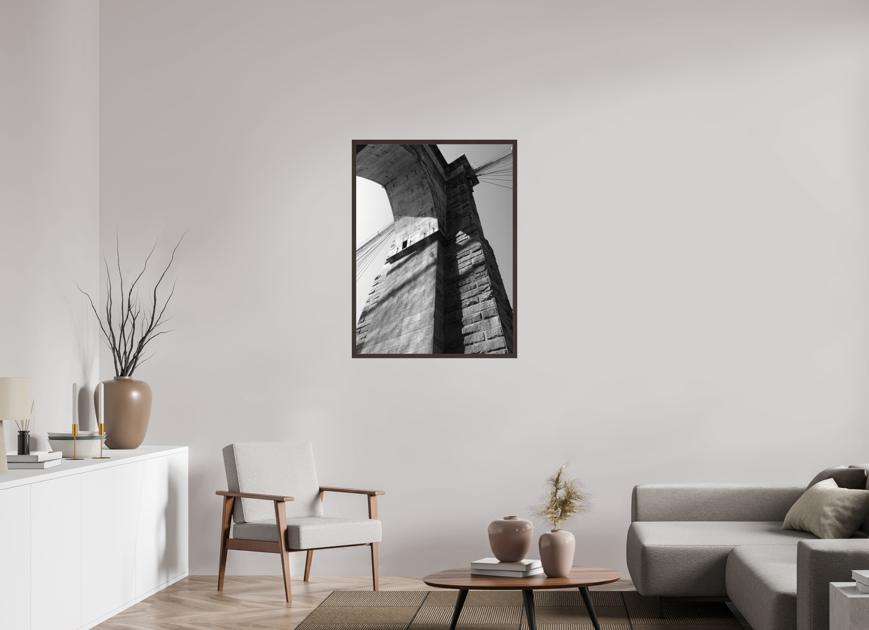 30 x 40″, ArtBox On Aluminum Dibond Brooklyn Bridge, View 3