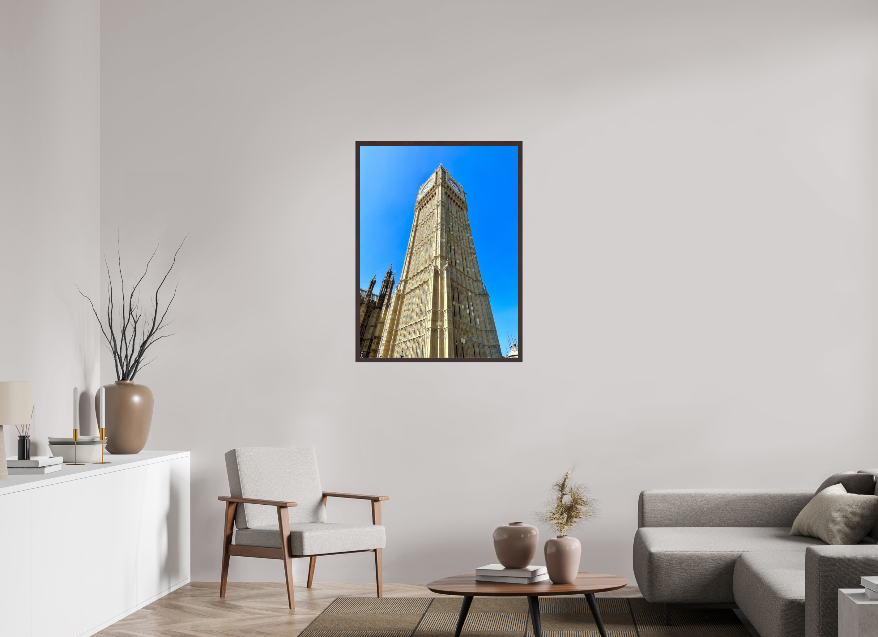30 x 40″, ArtBox On Aluminum Dibond Elizabeth Tower (Alternate View)