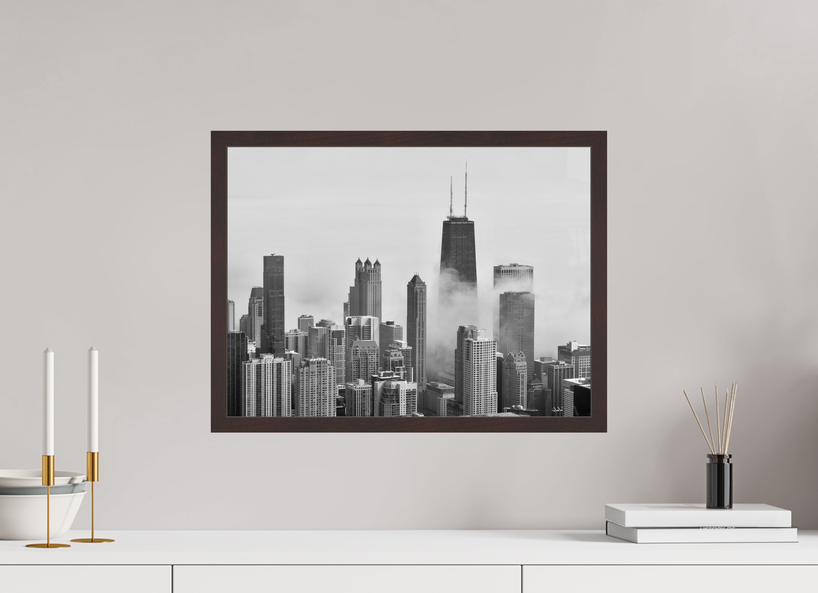 20 x 15″, ArtBox On Aluminum Dibond John Hancock Building