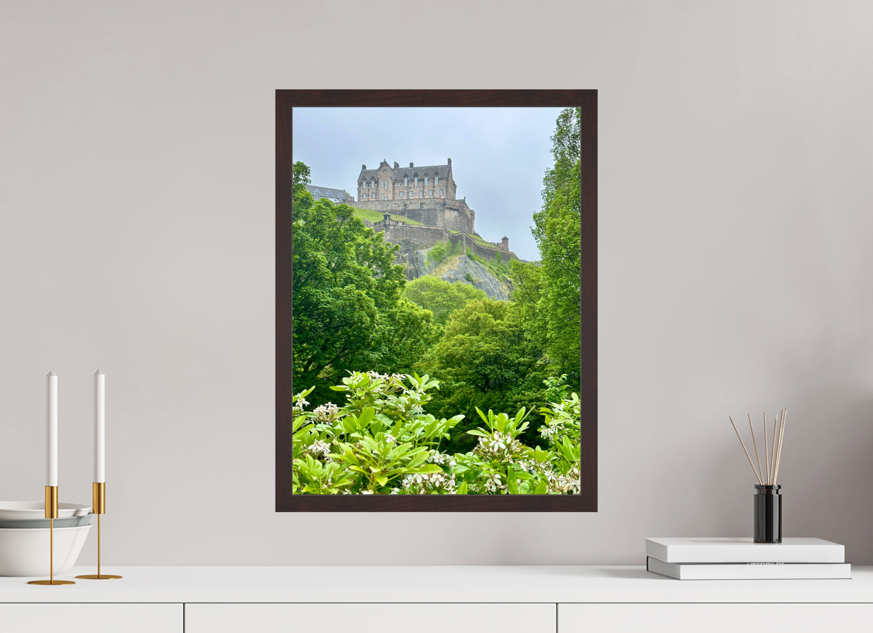 15 x 20″, ArtBox On Aluminum Dibond Edinburgh Castle