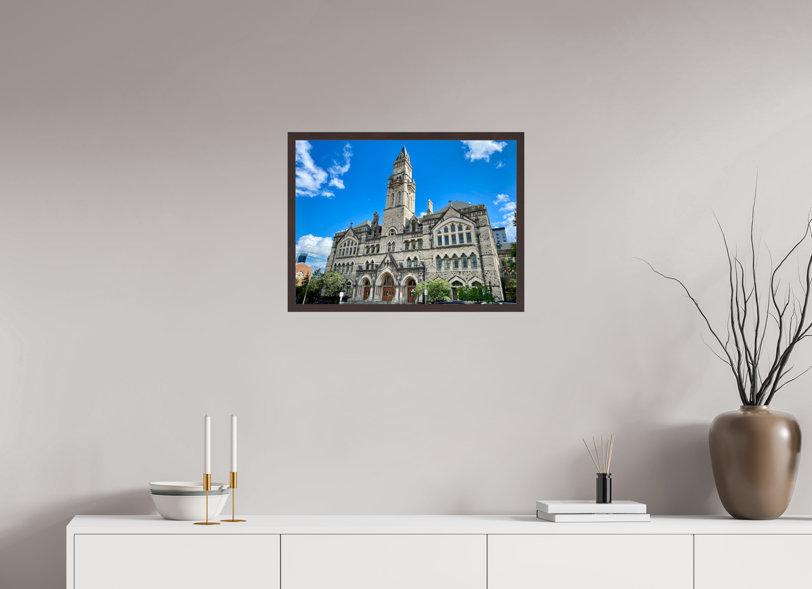 24 x 18″, ArtBox On Aluminum Dibond Nashville Customs House