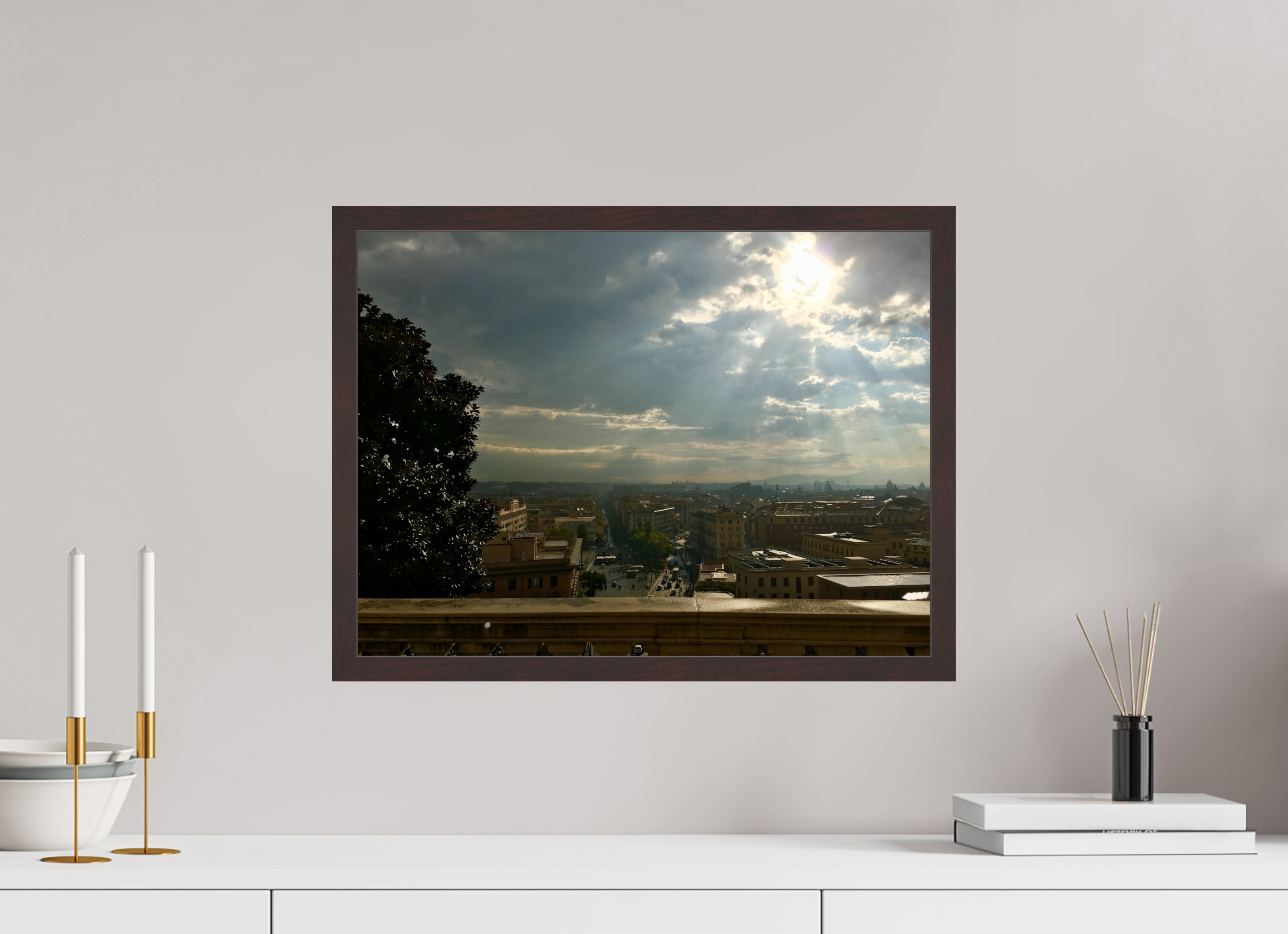 20 x 15″, ArtBox On Aluminum Dibond View from the Vatican Museums
