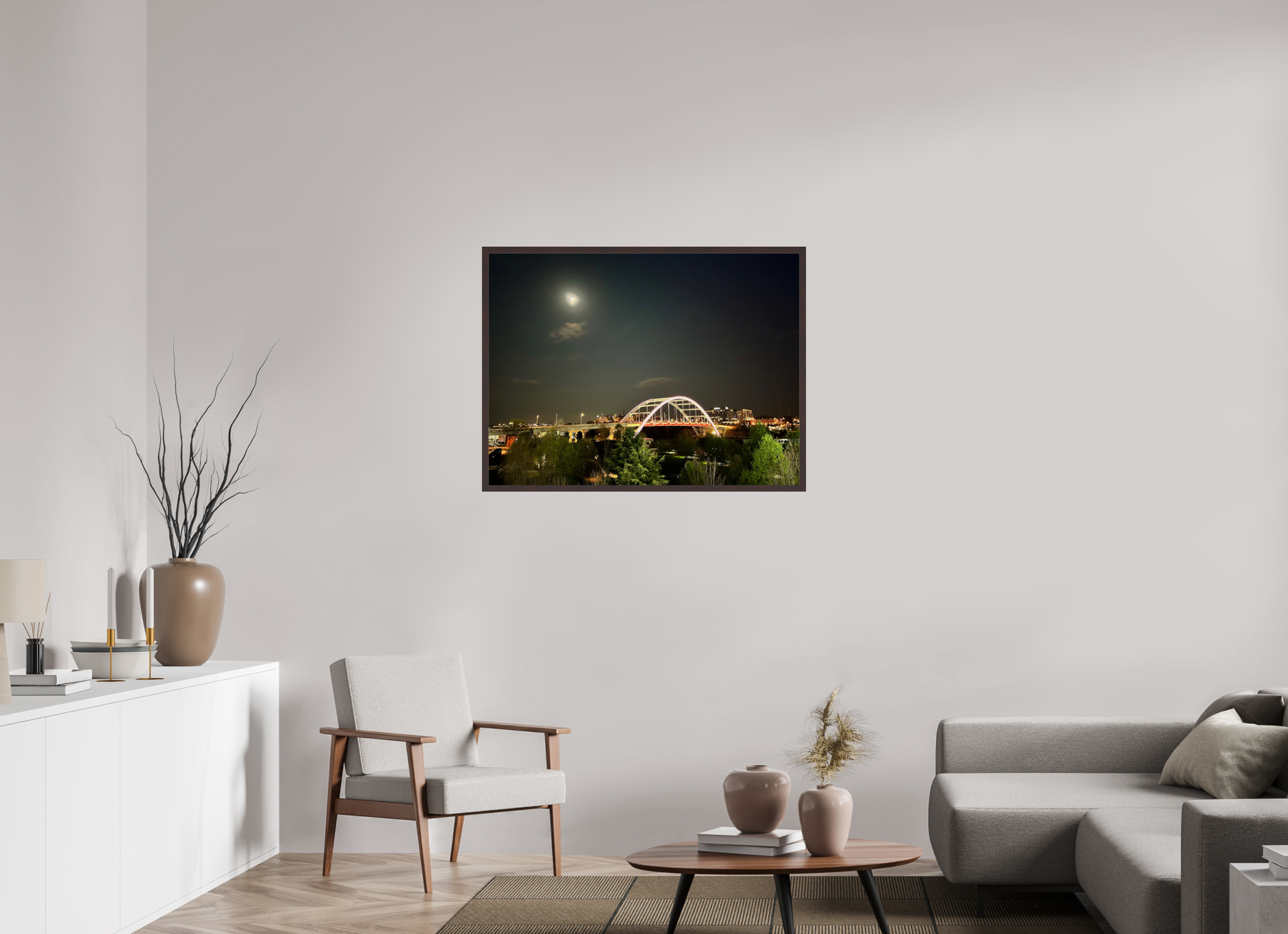 40 x 30″, ArtBox On Aluminum Dibond Korean Veterans Bridge